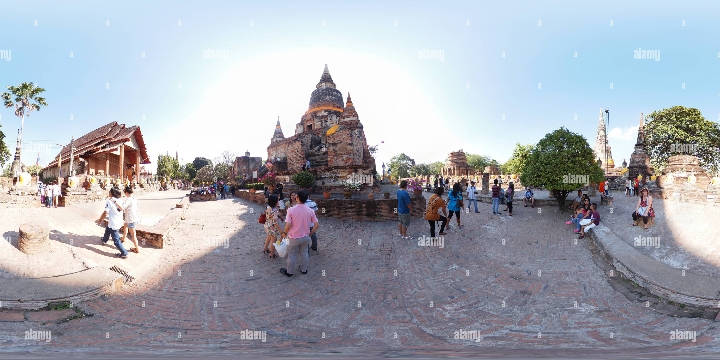 Visualizzazione panoramica a 360 gradi di Wat Yai Mongkol Chaya