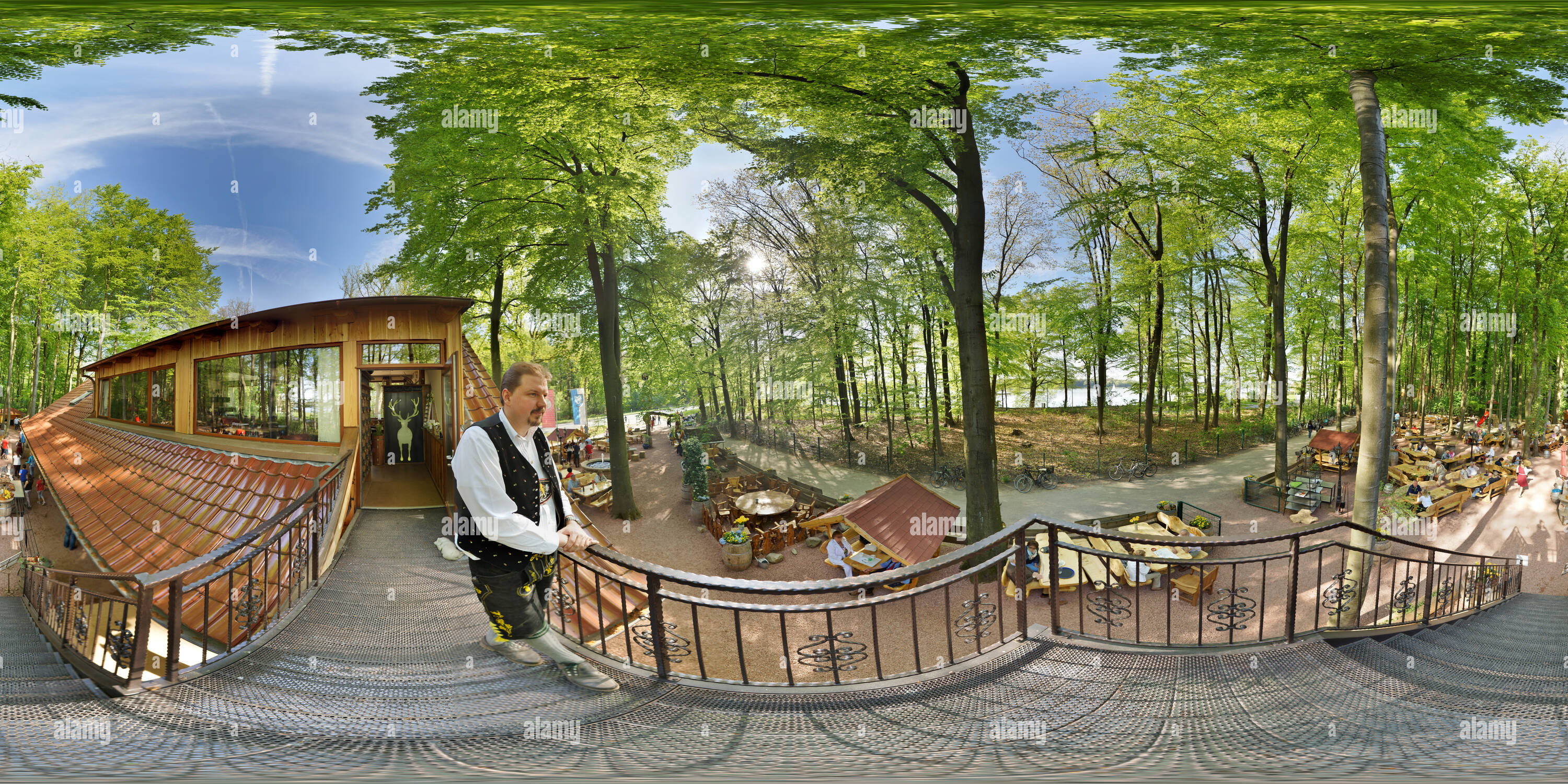 Visualizzazione panoramica a 360 gradi di Jupps Seebar mit Seeblick