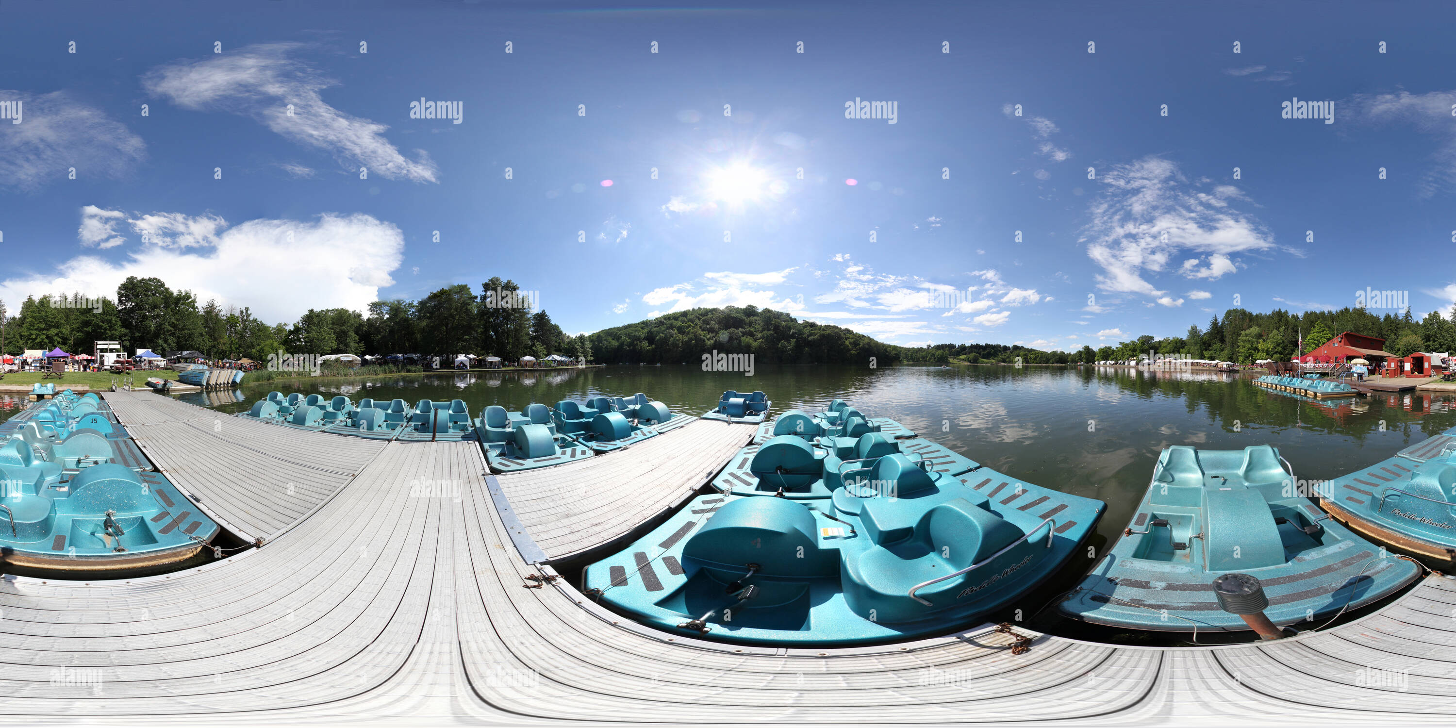 Visualizzazione panoramica a 360 gradi di Twin Lake Park