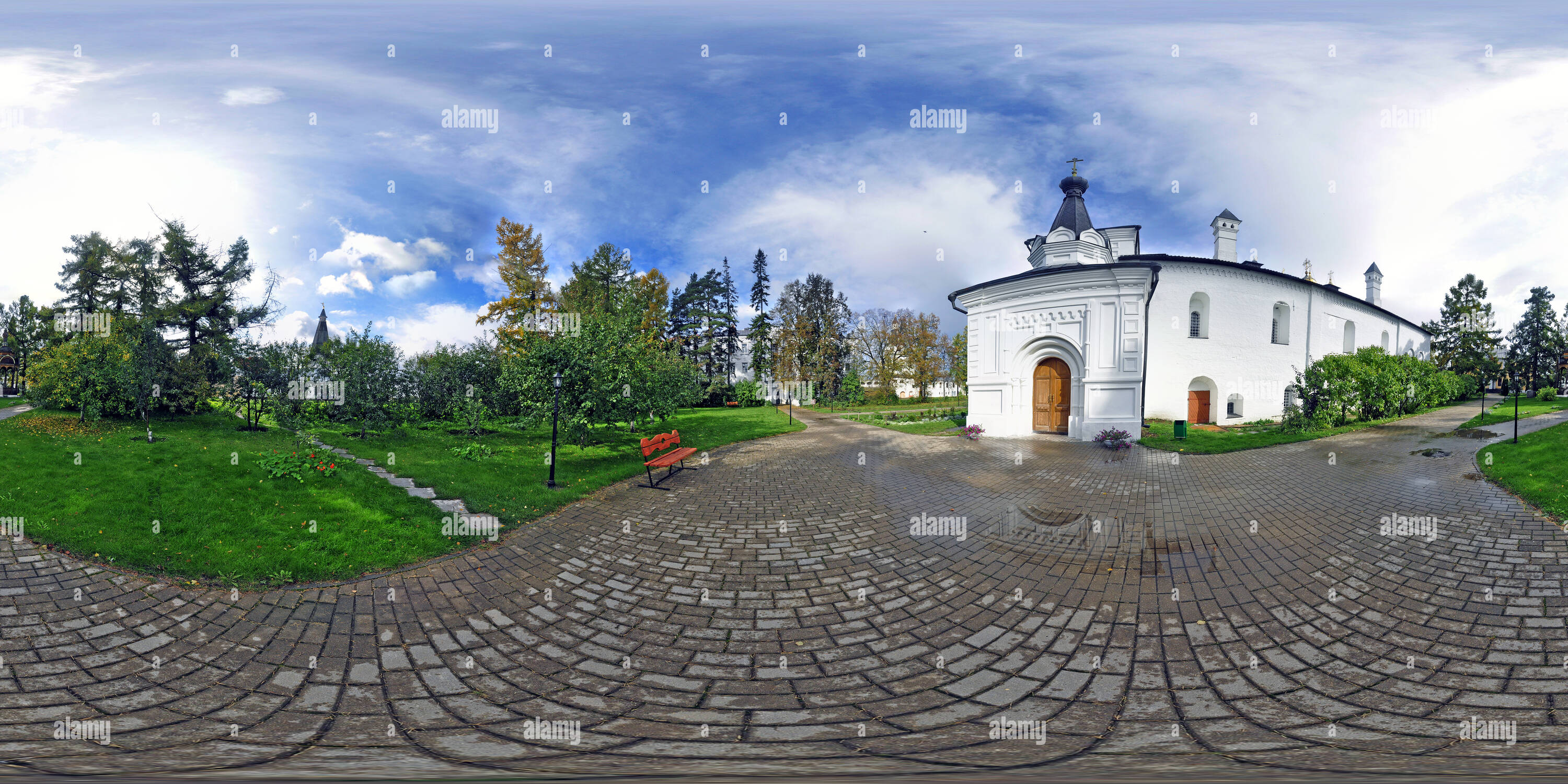 Visualizzazione panoramica a 360 gradi di Giuseppe di Volokolamsk monastero