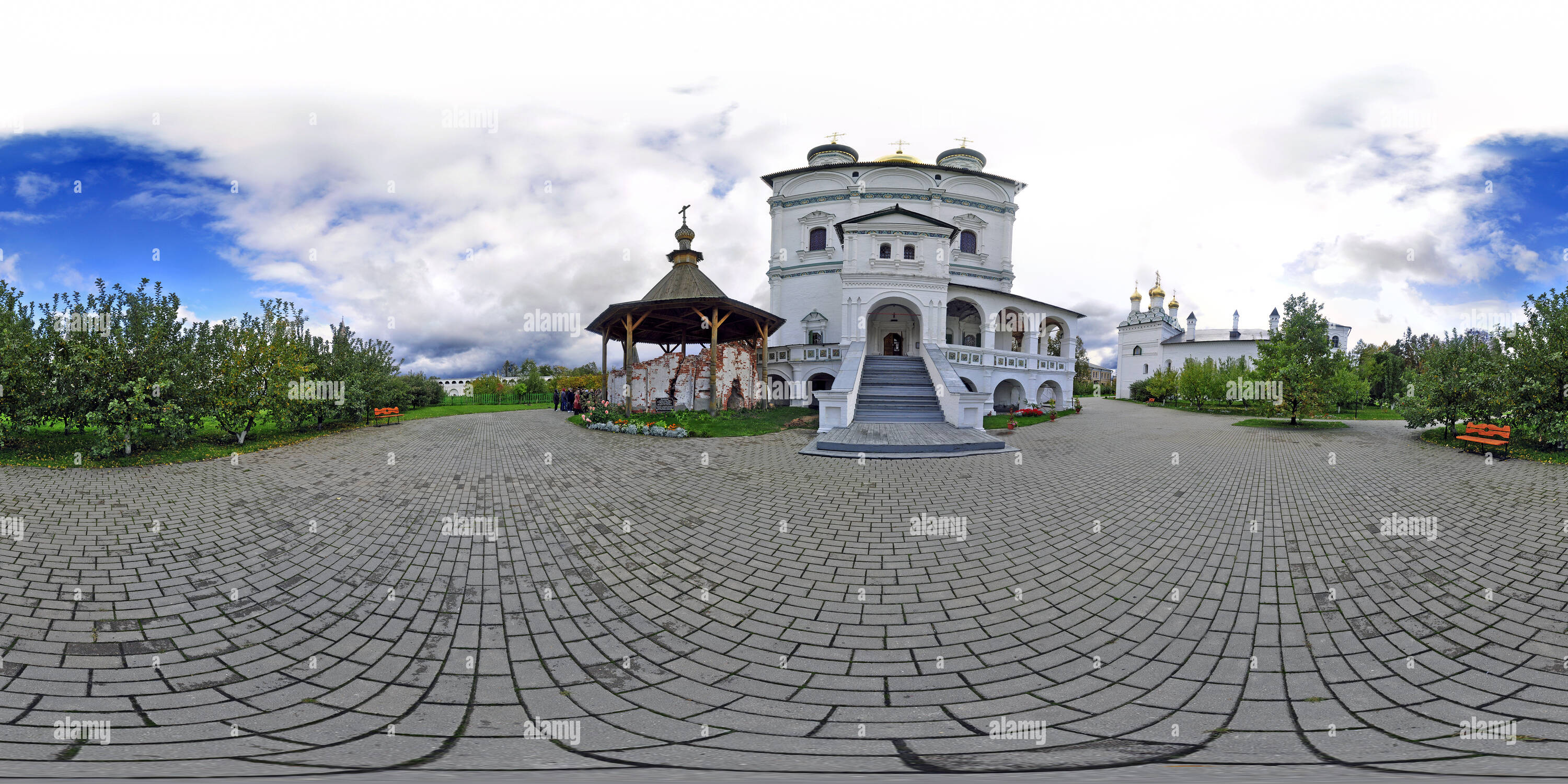 Visualizzazione panoramica a 360 gradi di Giuseppe di Volokolamsk monastero