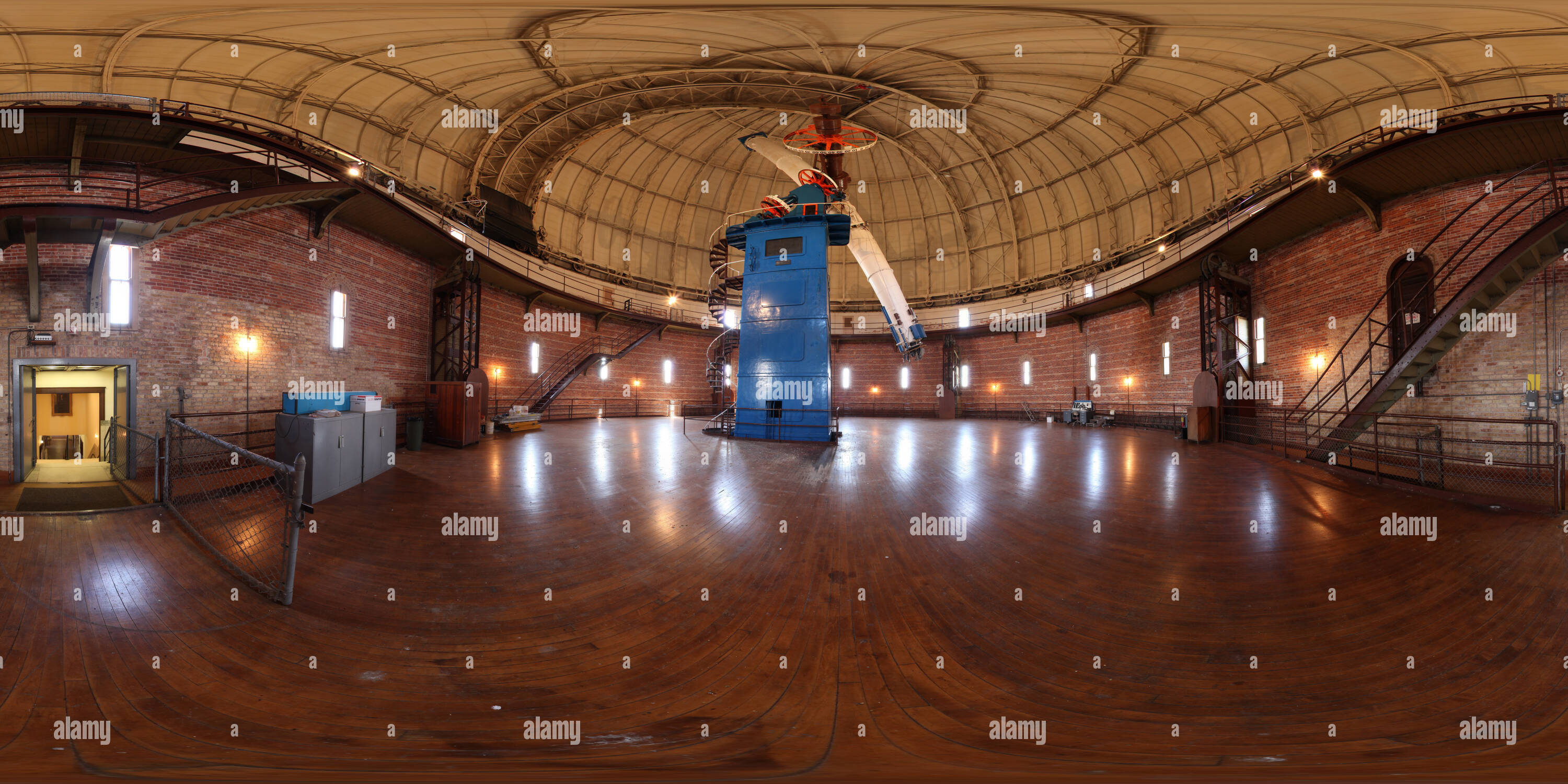 Visualizzazione panoramica a 360 gradi di Yerkes Observatory, ascensore/piattaforma