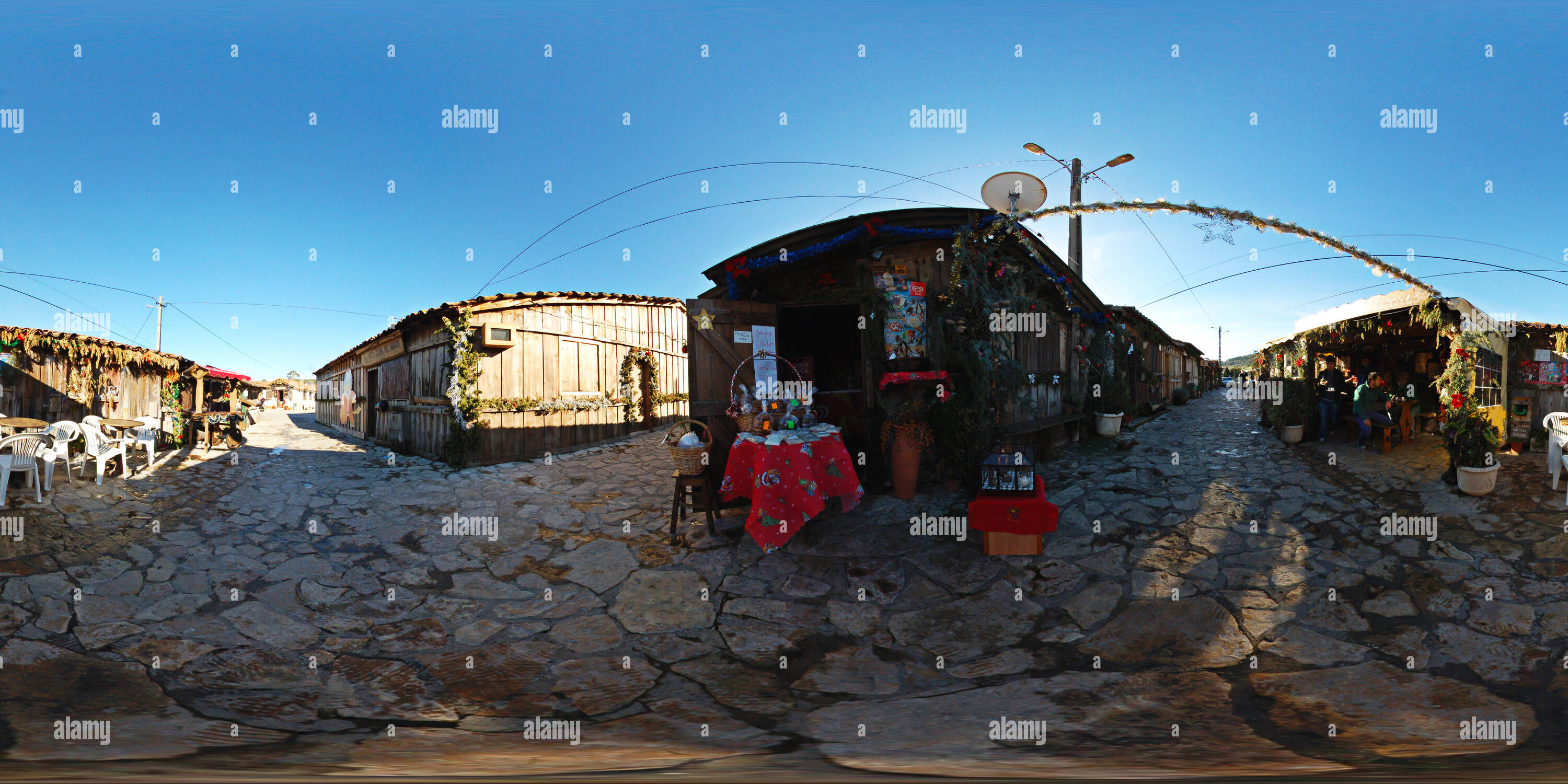 Visualizzazione panoramica a 360 gradi di Salinas de Rio Maior