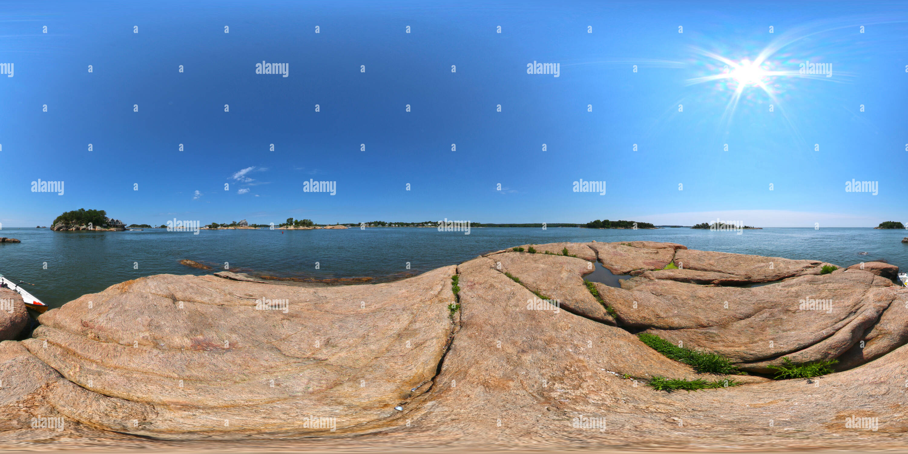 Visualizzazione panoramica a 360 gradi di Isola di birre nel ditale isole