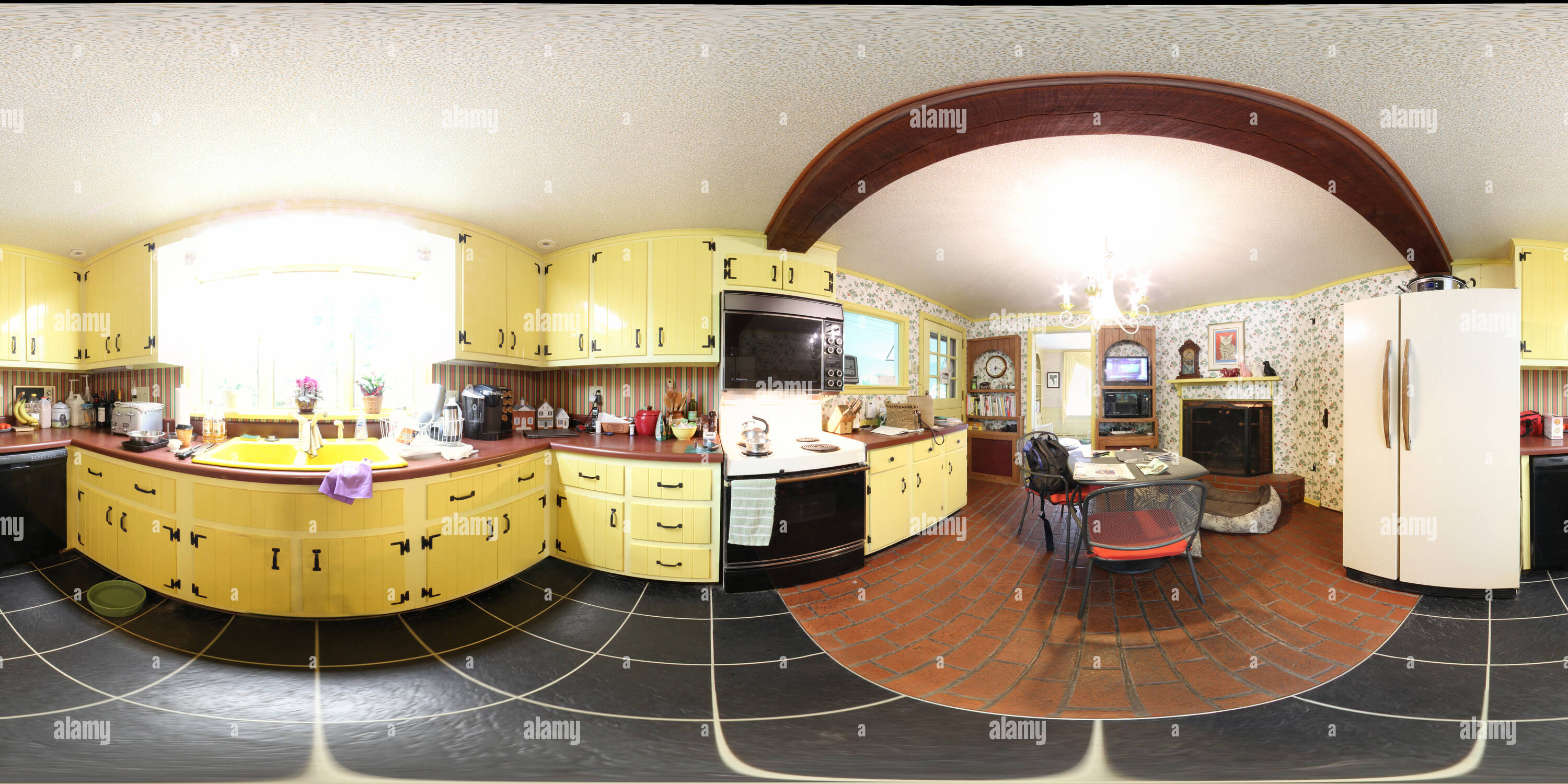 Visualizzazione panoramica a 360 gradi di Cucina dalla 50s