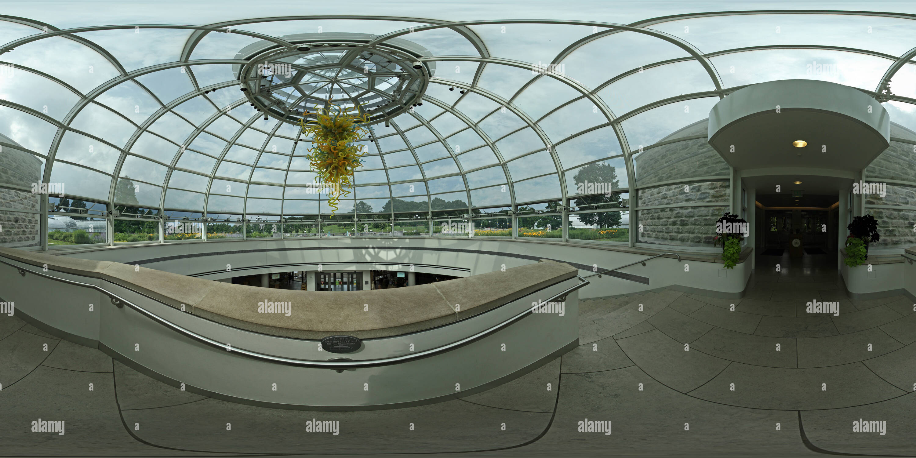 Visualizzazione panoramica a 360 gradi di Ingresso al Phipps Conservatorio