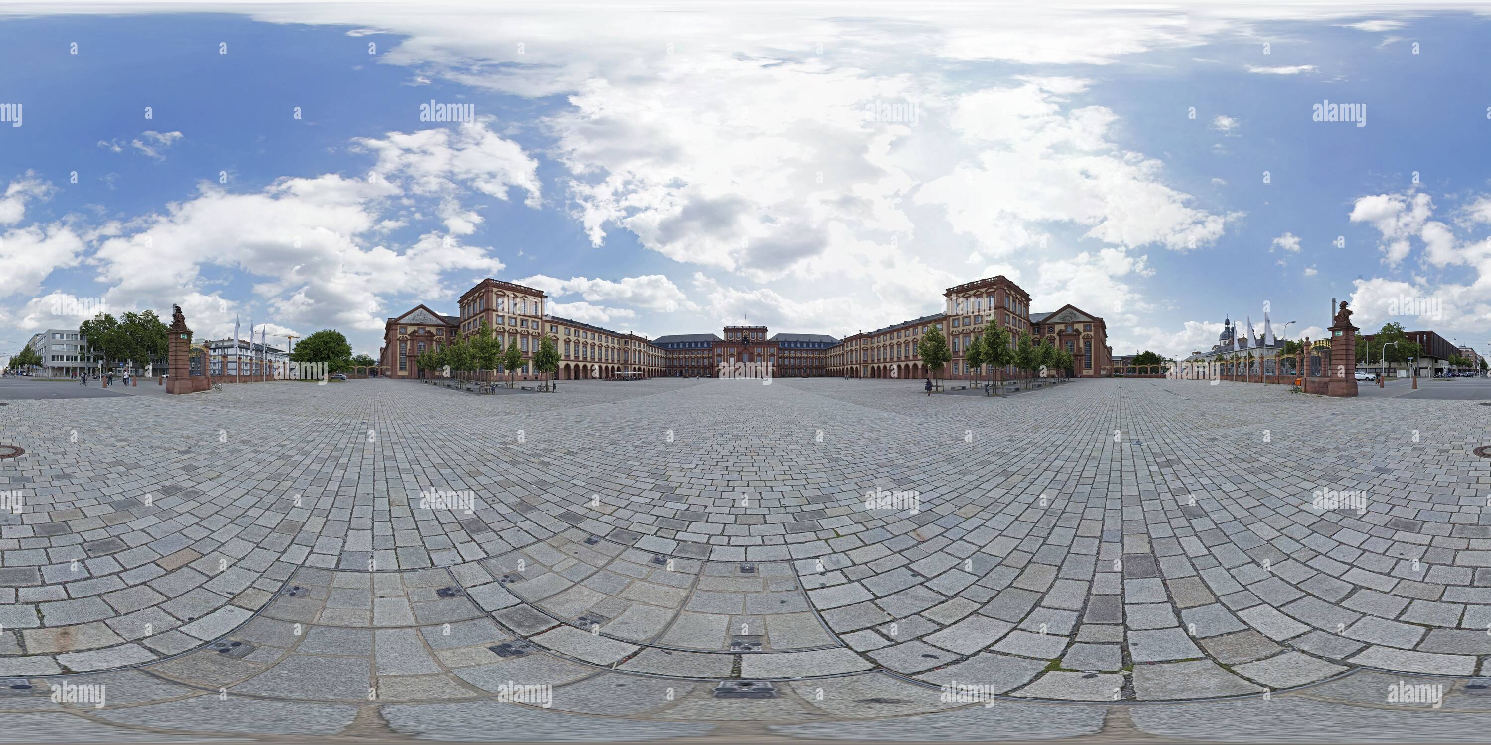 Visualizzazione panoramica a 360 gradi di Palazzo, Mannheim, vista 1