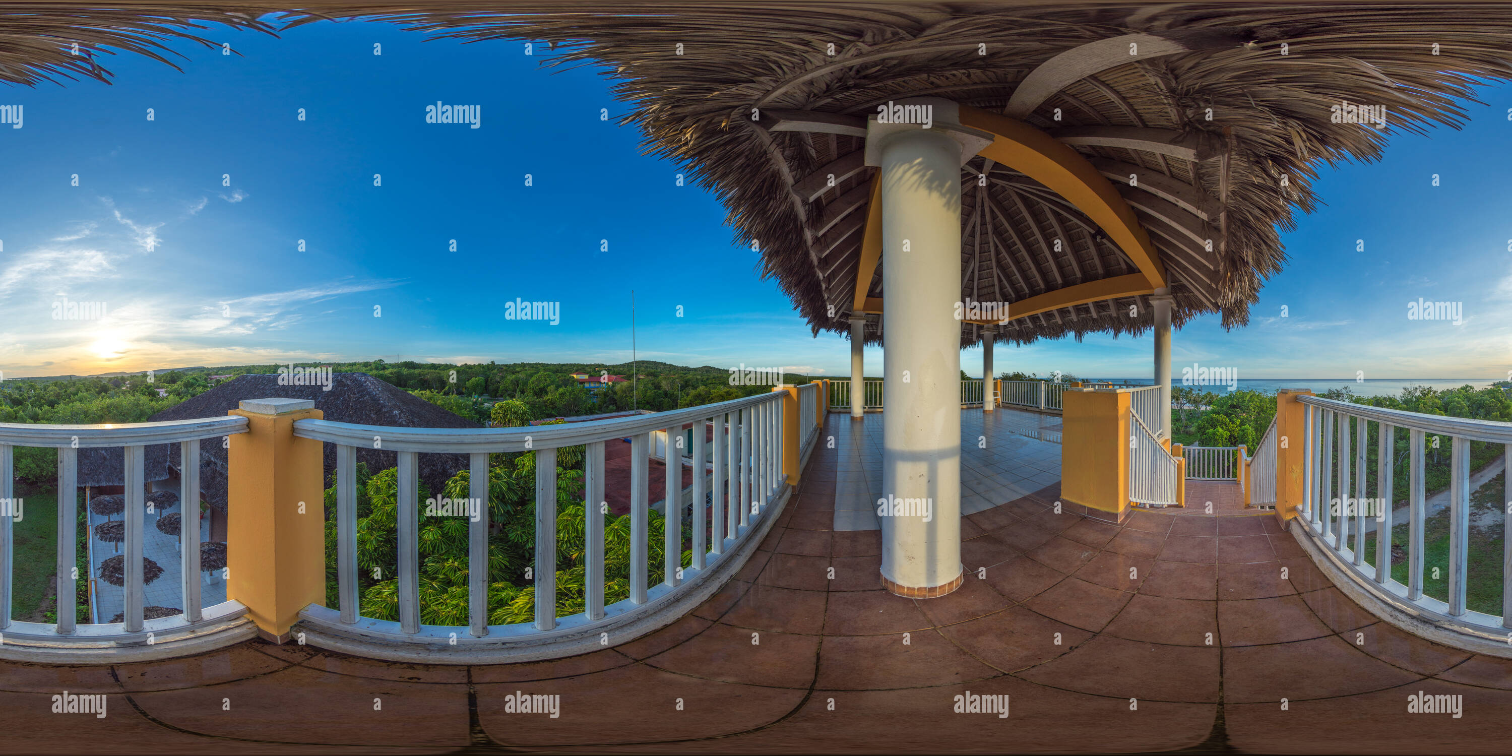 Visualizzazione panoramica a 360 gradi di Aussichtsturm Kuba