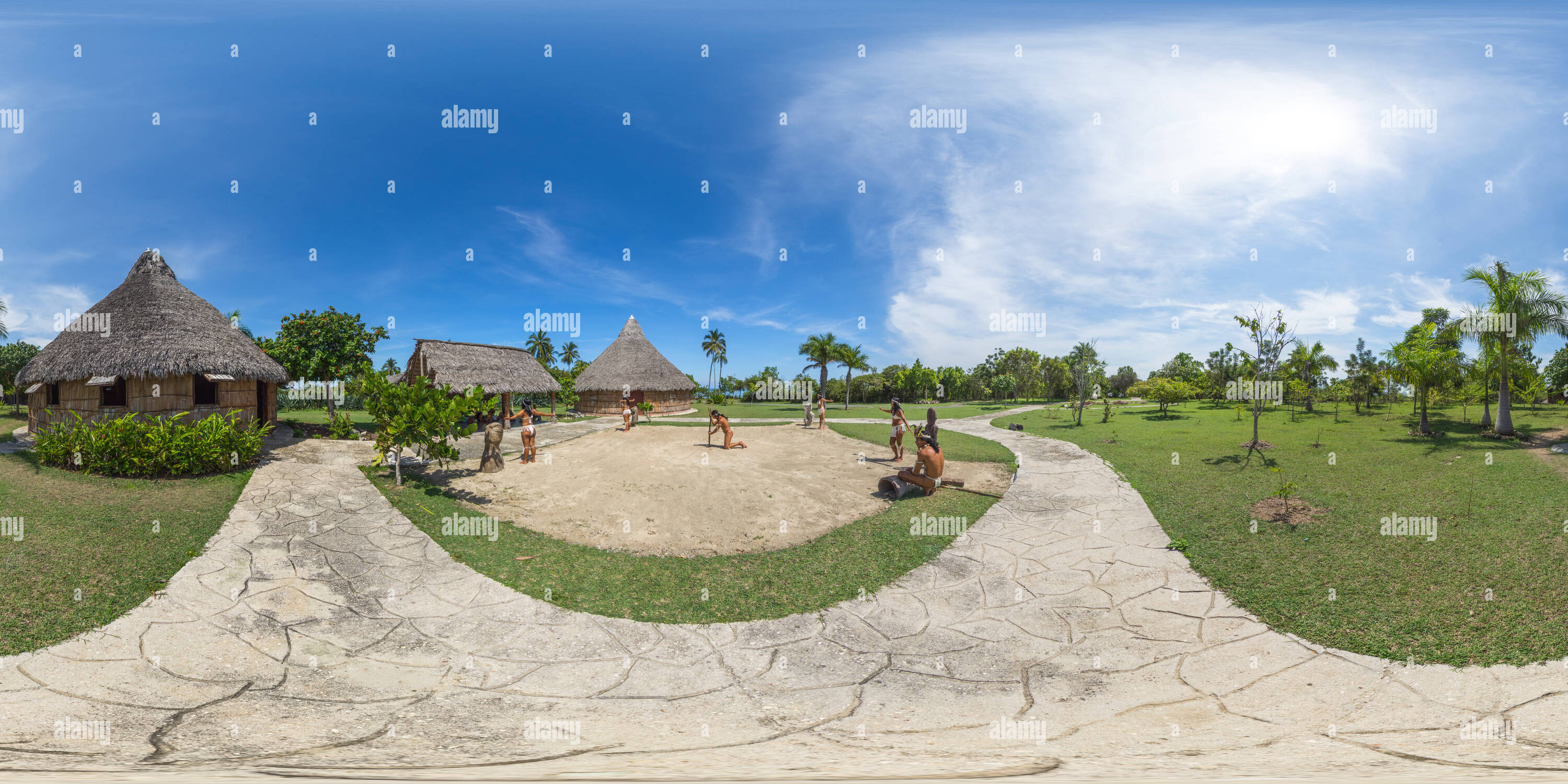 Visualizzazione panoramica a 360 gradi di Indianer Visualizza Cuba