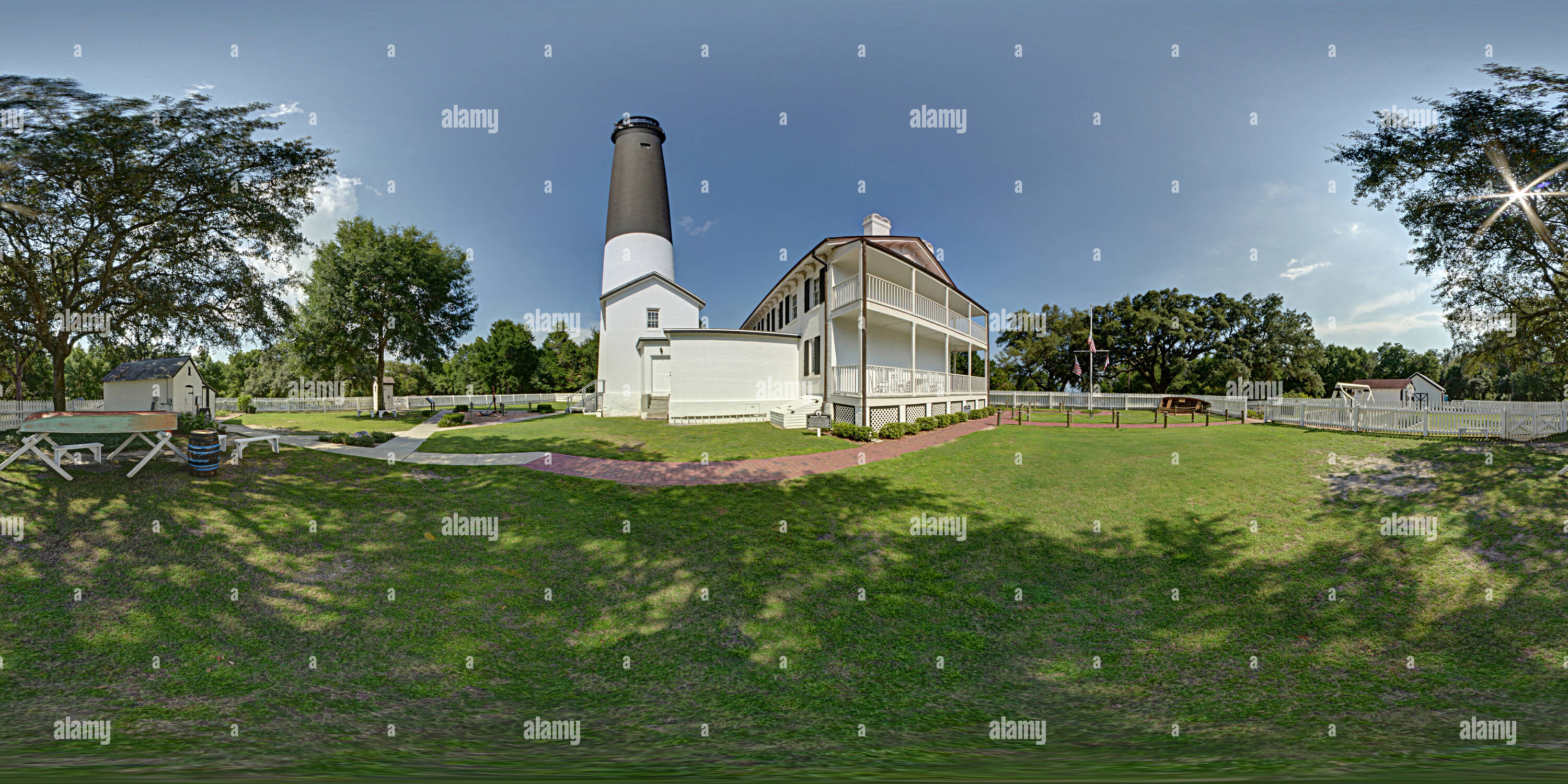 Visualizzazione panoramica a 360 gradi di Faro di Pensacola