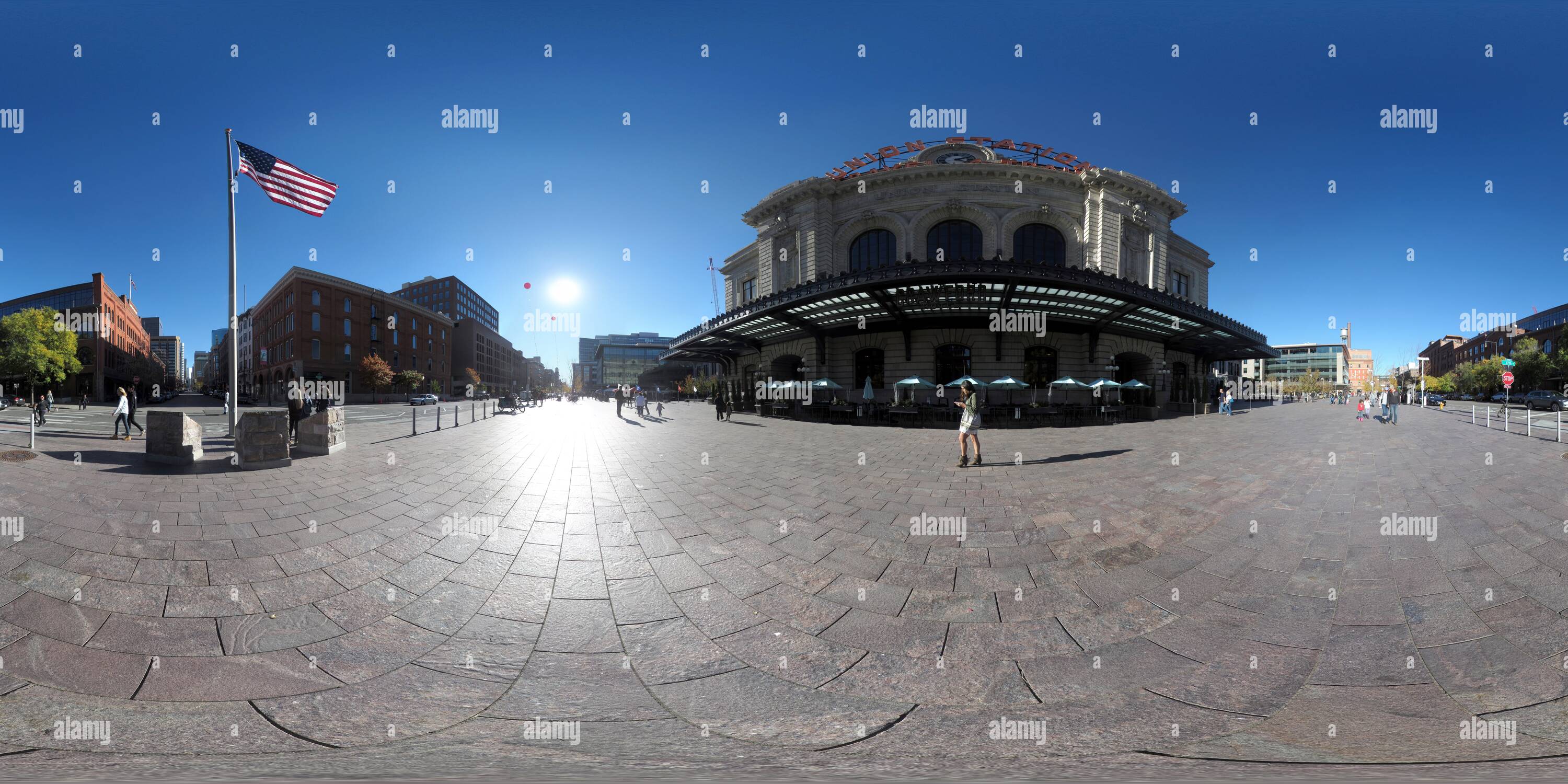 Visualizzazione panoramica a 360 gradi di Union Station