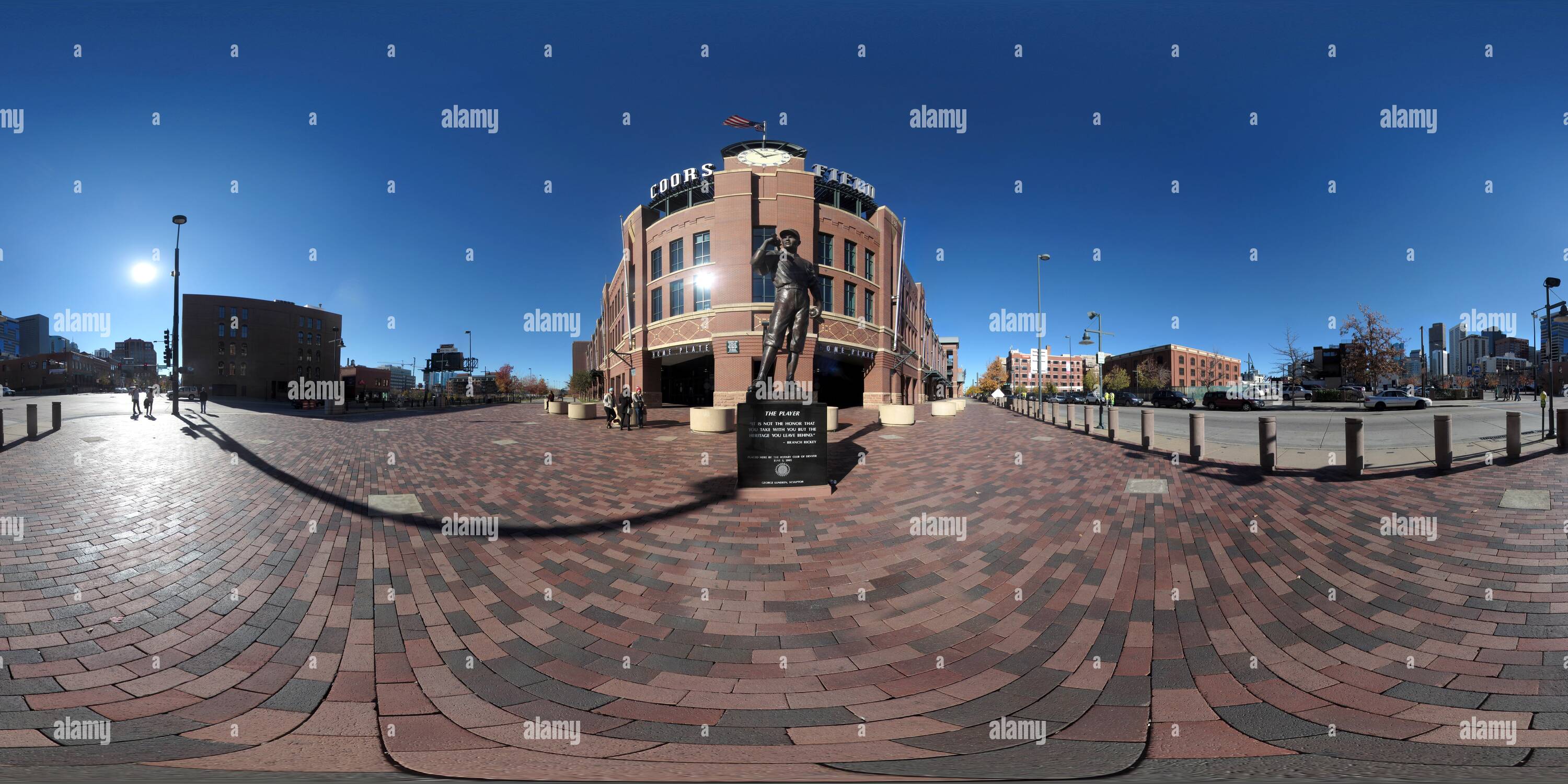 Visualizzazione panoramica a 360 gradi di Coors Field