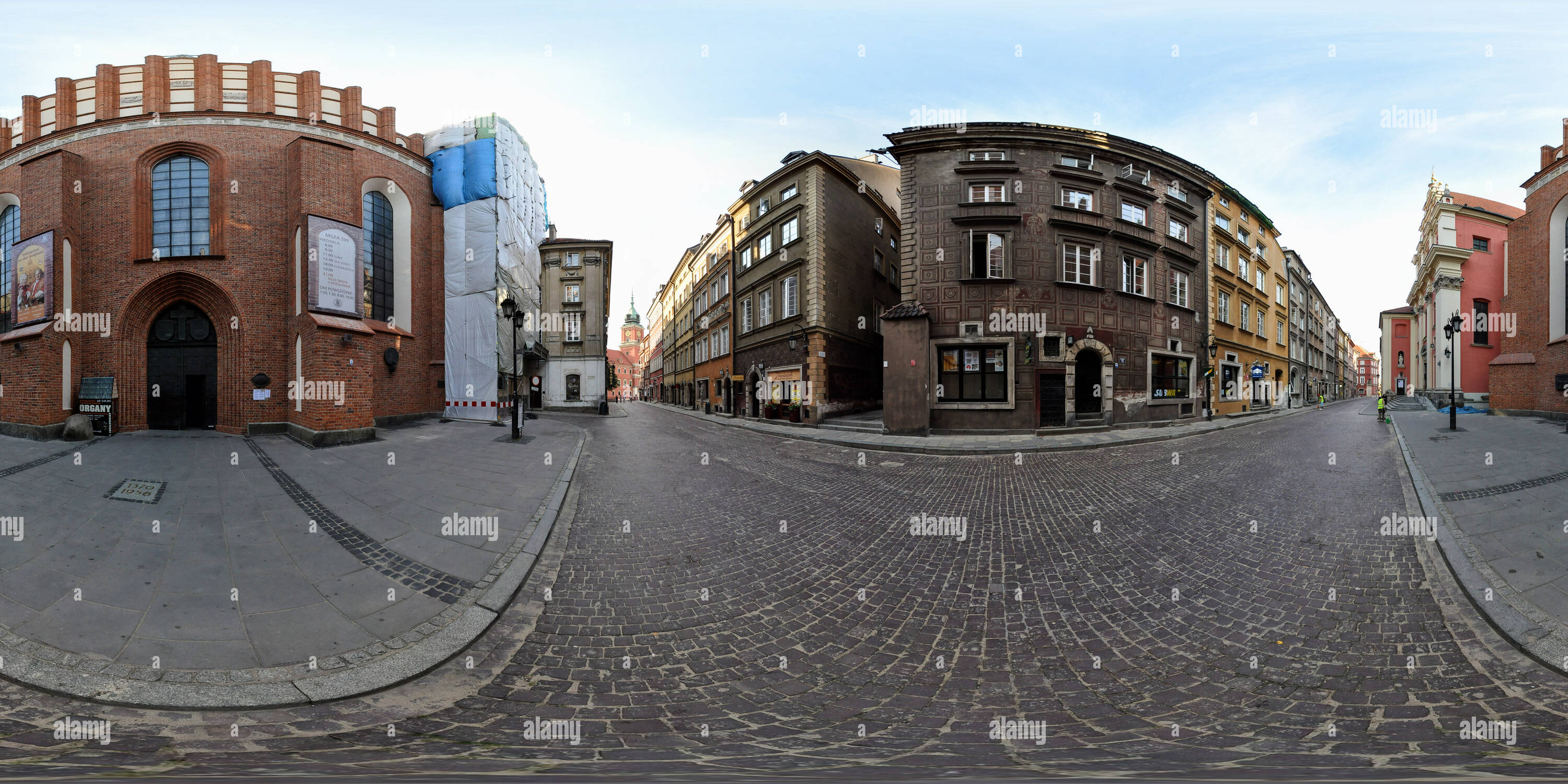 Visualizzazione panoramica a 360 gradi di Cattedrale di St John s Varsovie Pologne