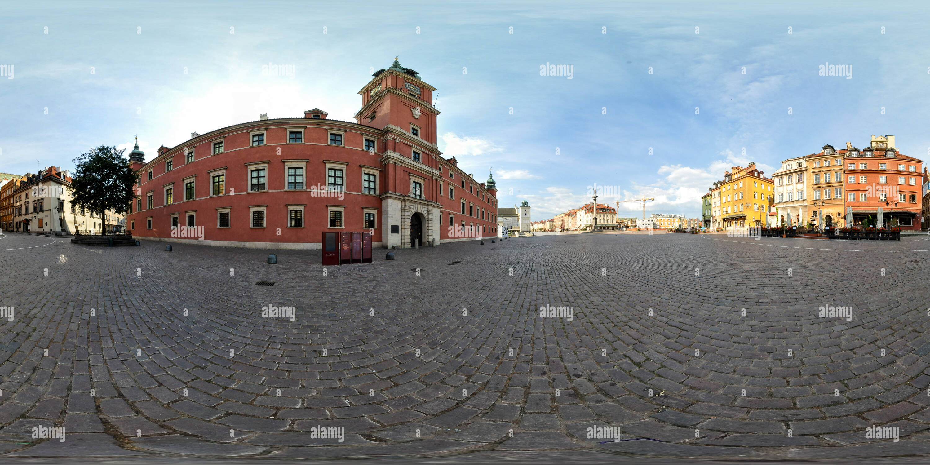 Visualizzazione panoramica a 360 gradi di Posizionare Zamkowy Varsovie Pologne