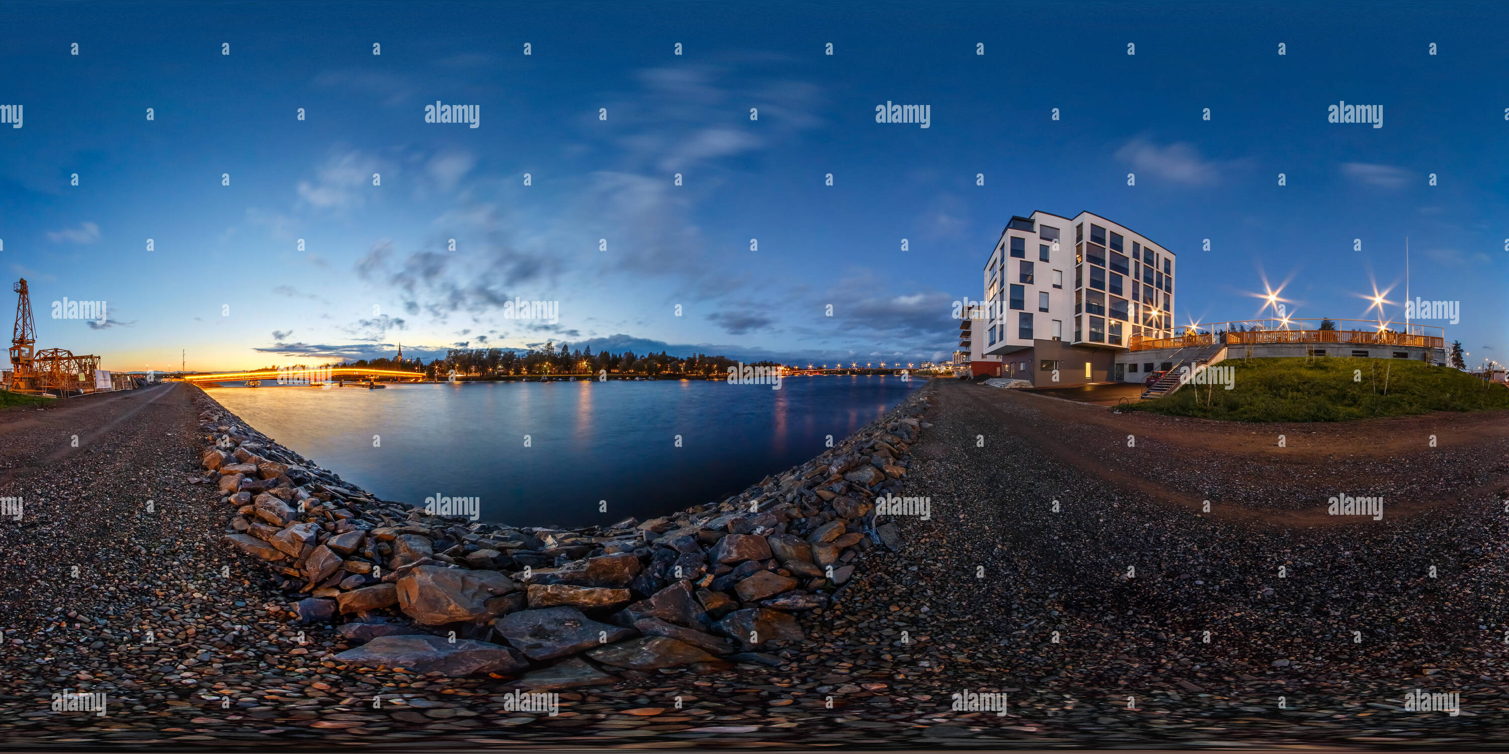 Visualizzazione panoramica a 360 gradi di Ylisoutajan silta