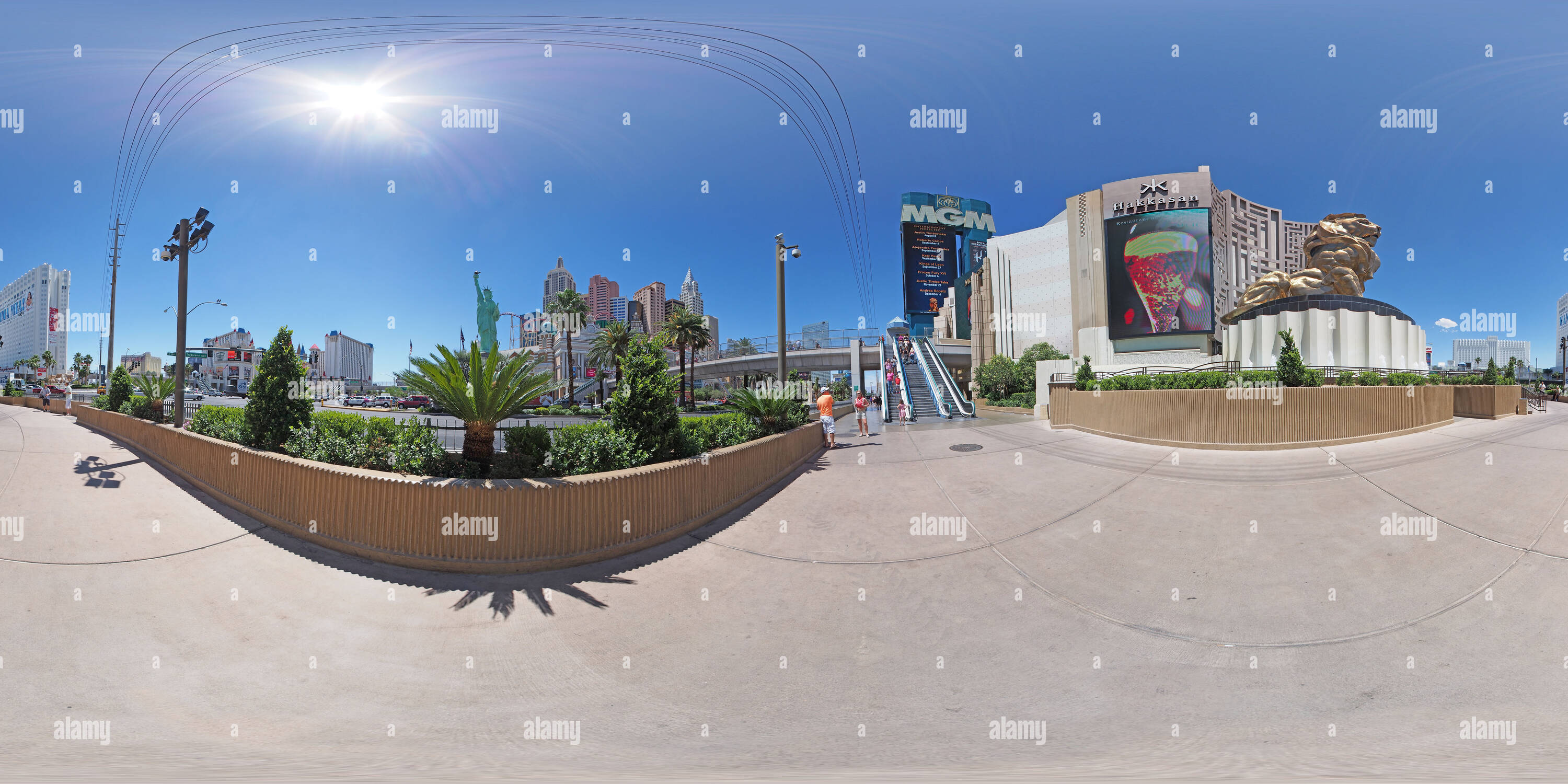 Visualizzazione panoramica a 360 gradi di MGM Grand Hotel Lion