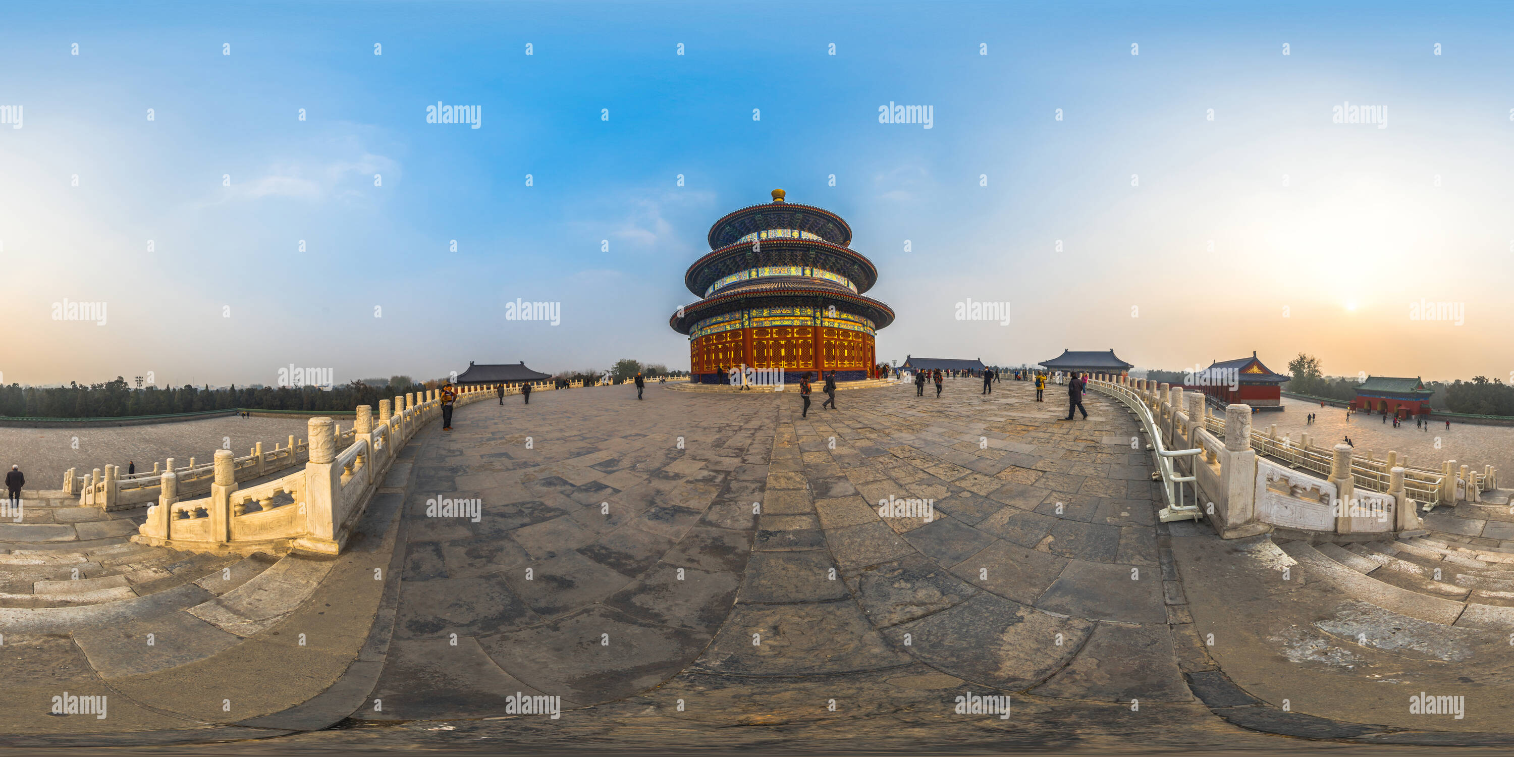 Visualizzazione panoramica a 360 gradi di Il Tempio del Paradiso, 天壇, 8