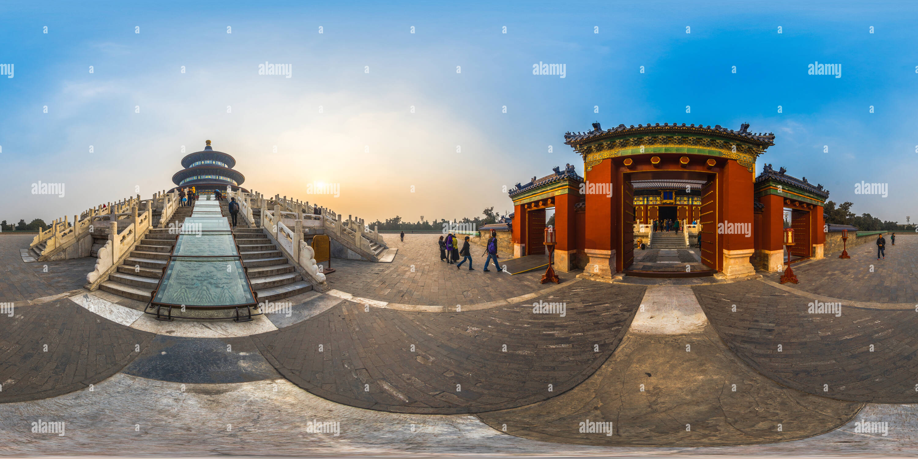 Visualizzazione panoramica a 360 gradi di Il Tempio del Paradiso, 天壇, 5