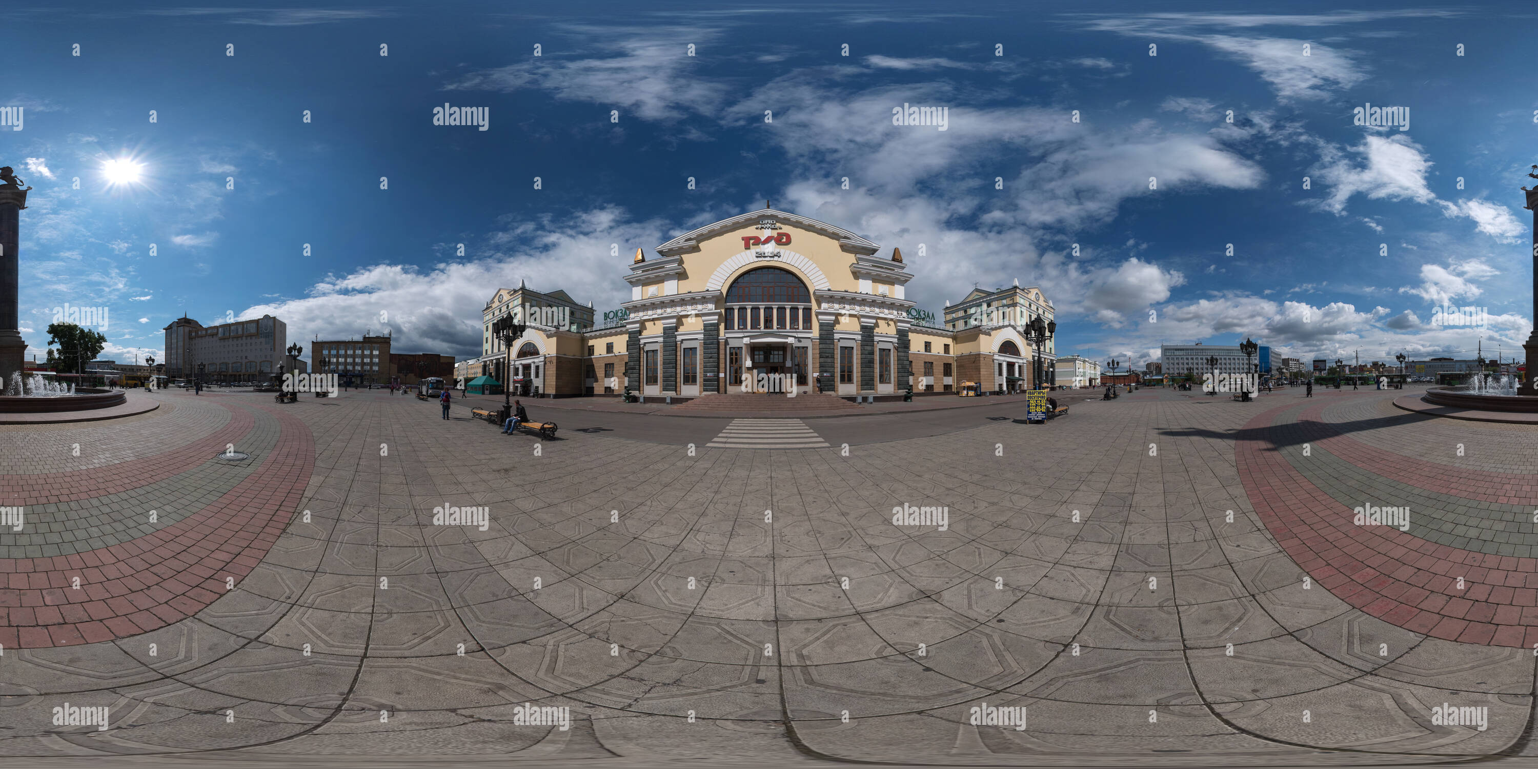 Visualizzazione panoramica a 360 gradi di Stazione di Krasnoyarsk