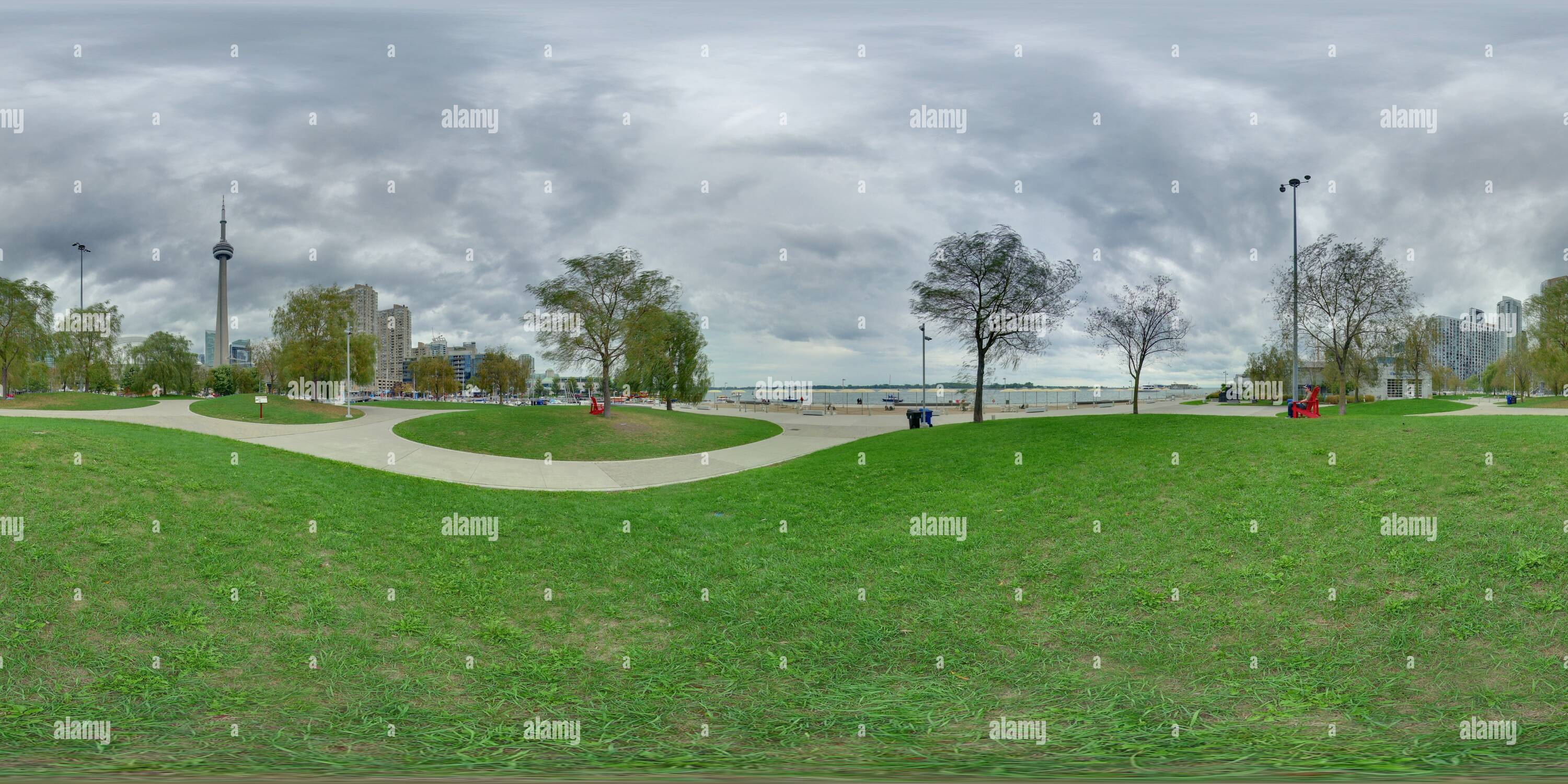 Visualizzazione panoramica a 360 gradi di Parco HTO