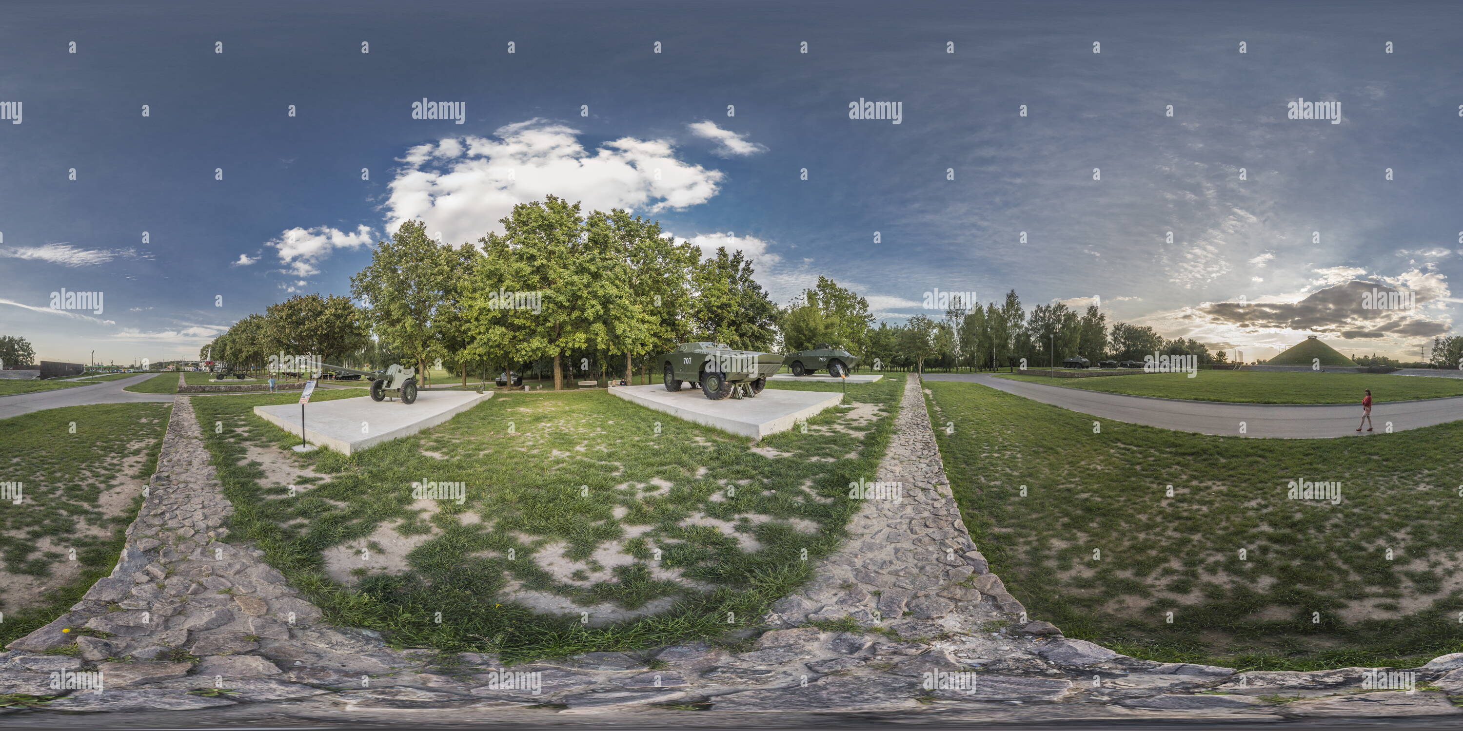 Visualizzazione panoramica a 360 gradi di 09 Cumulo di gloria di Grodno