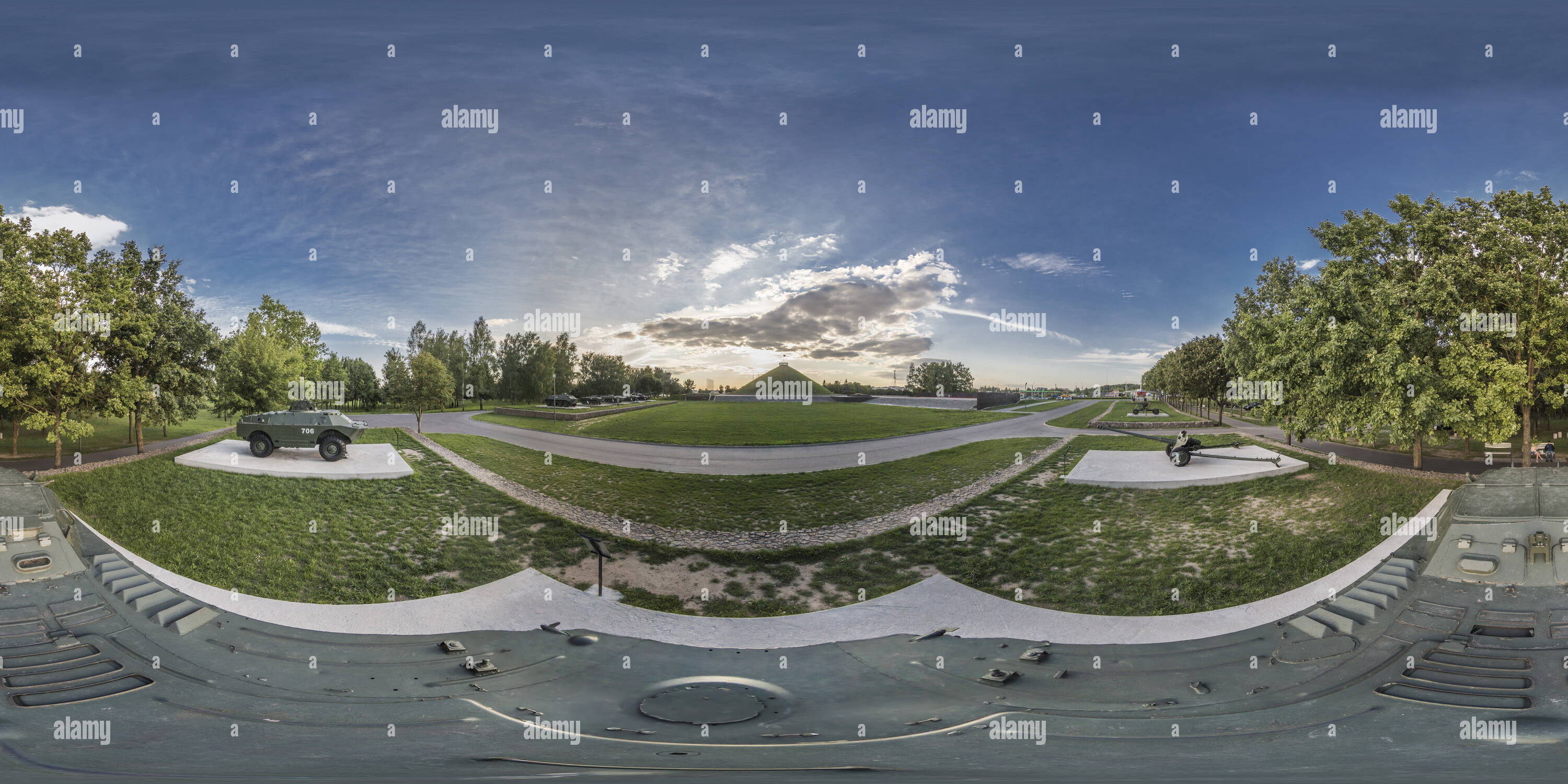 Visualizzazione panoramica a 360 gradi di 10 Cumulo di gloria di Grodno