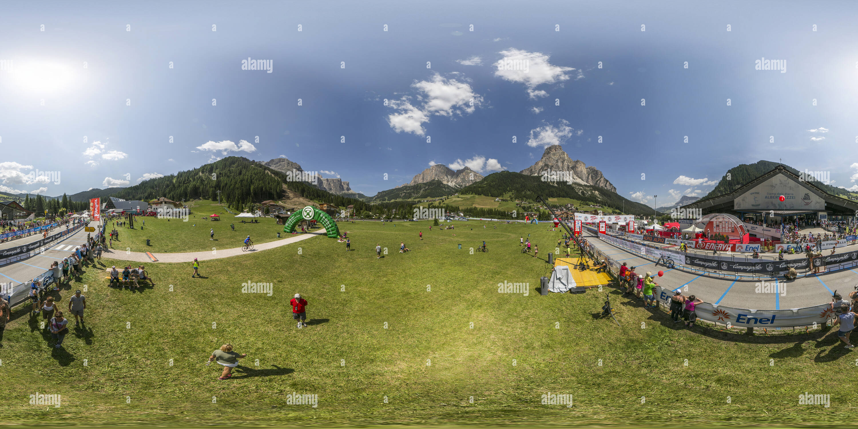 Visualizzazione panoramica a 360 gradi di La Maratona delle Dolomiti 2