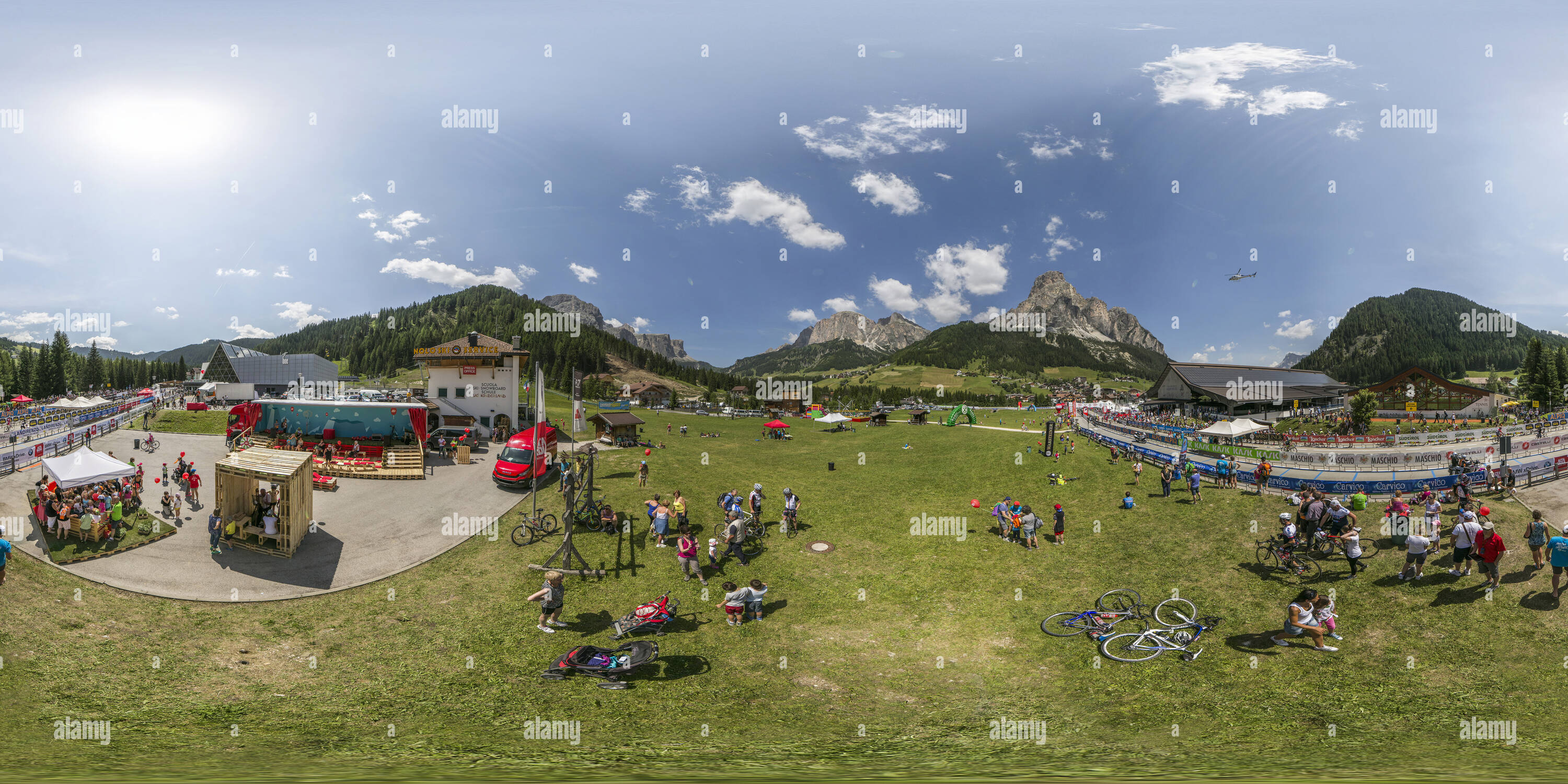 Visualizzazione panoramica a 360 gradi di La Maratona delle Dolomiti 3