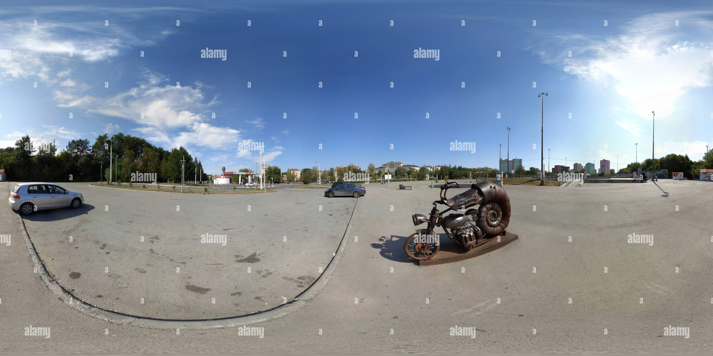Visualizzazione panoramica a 360 gradi di Ракоцикл