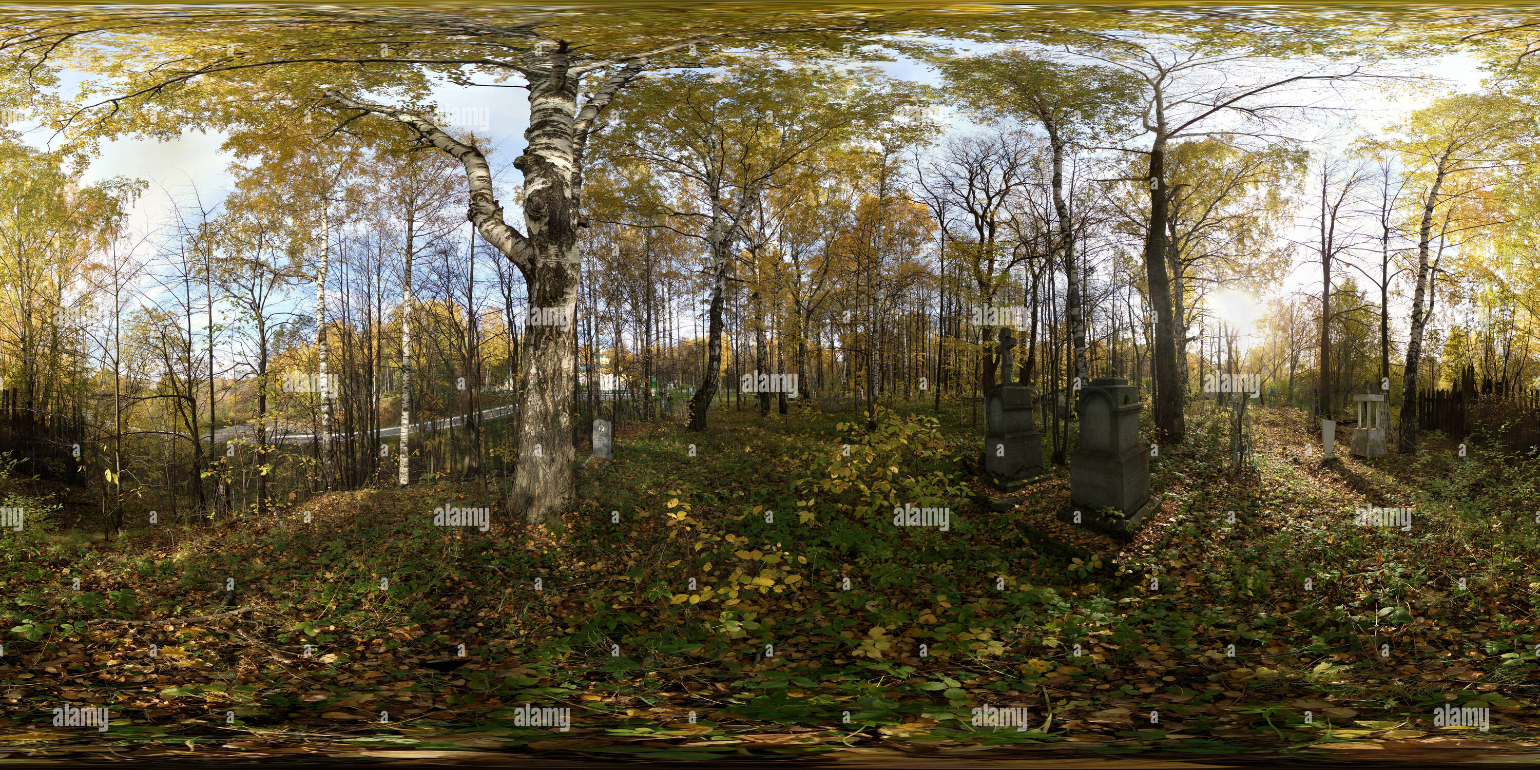 Visualizzazione panoramica a 360 gradi di Vecchio cimitero