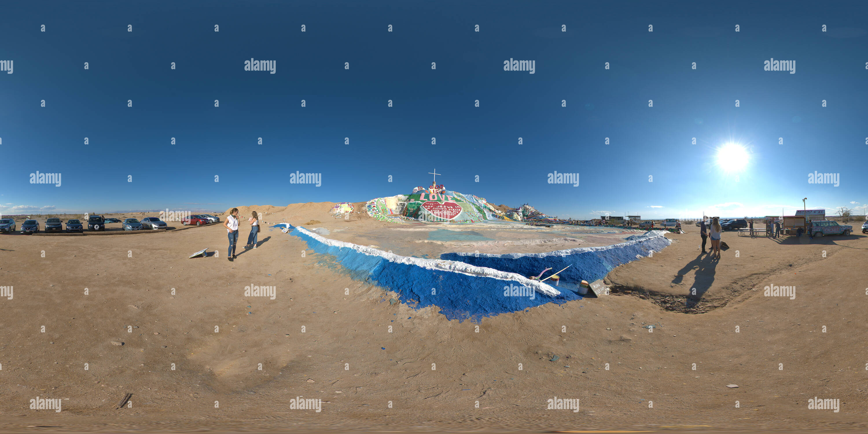 Visualizzazione panoramica a 360 gradi di La salvezza Mountain