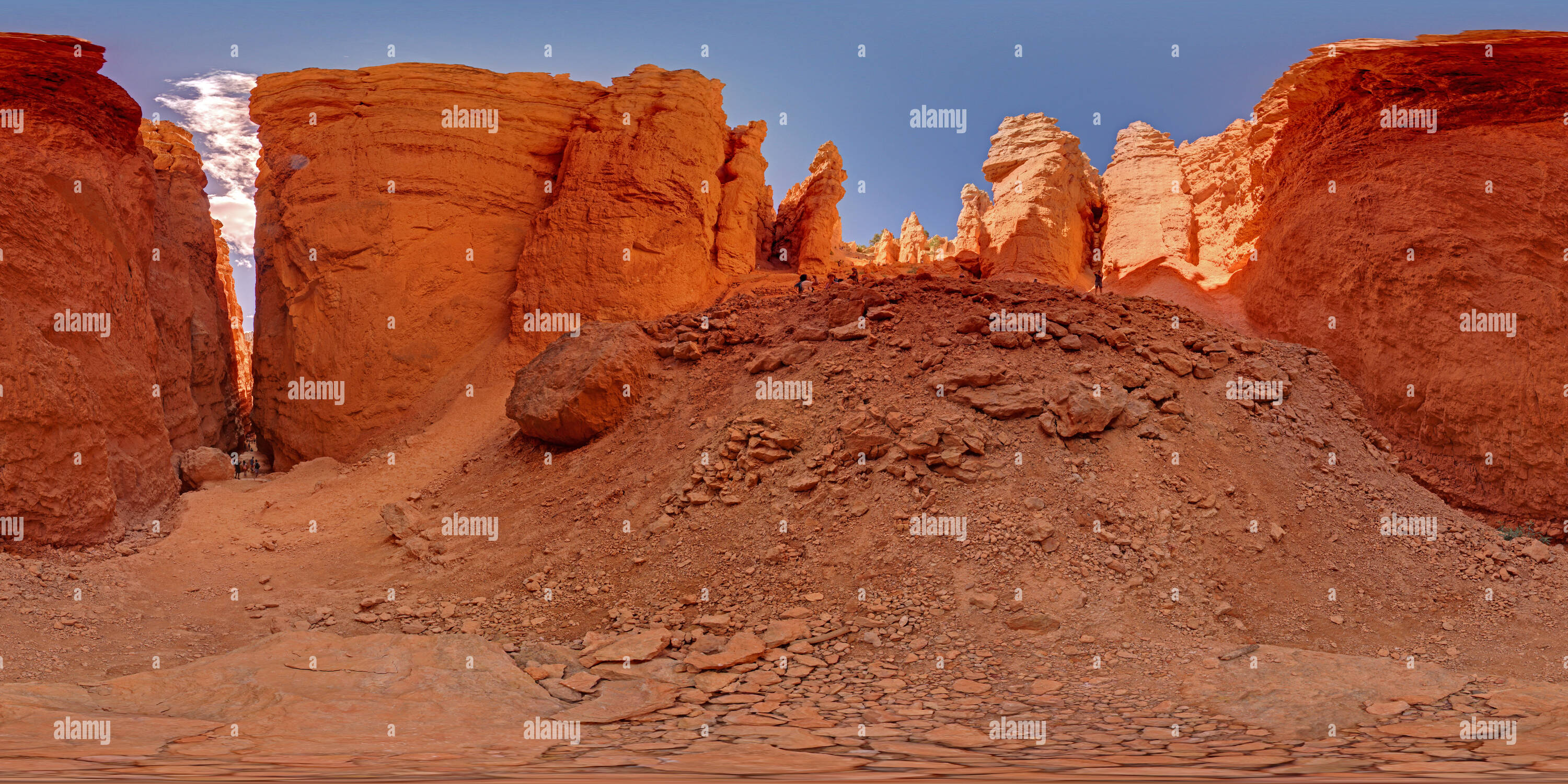 Visualizzazione panoramica a 360 gradi di Wall Street Bryce Canyon