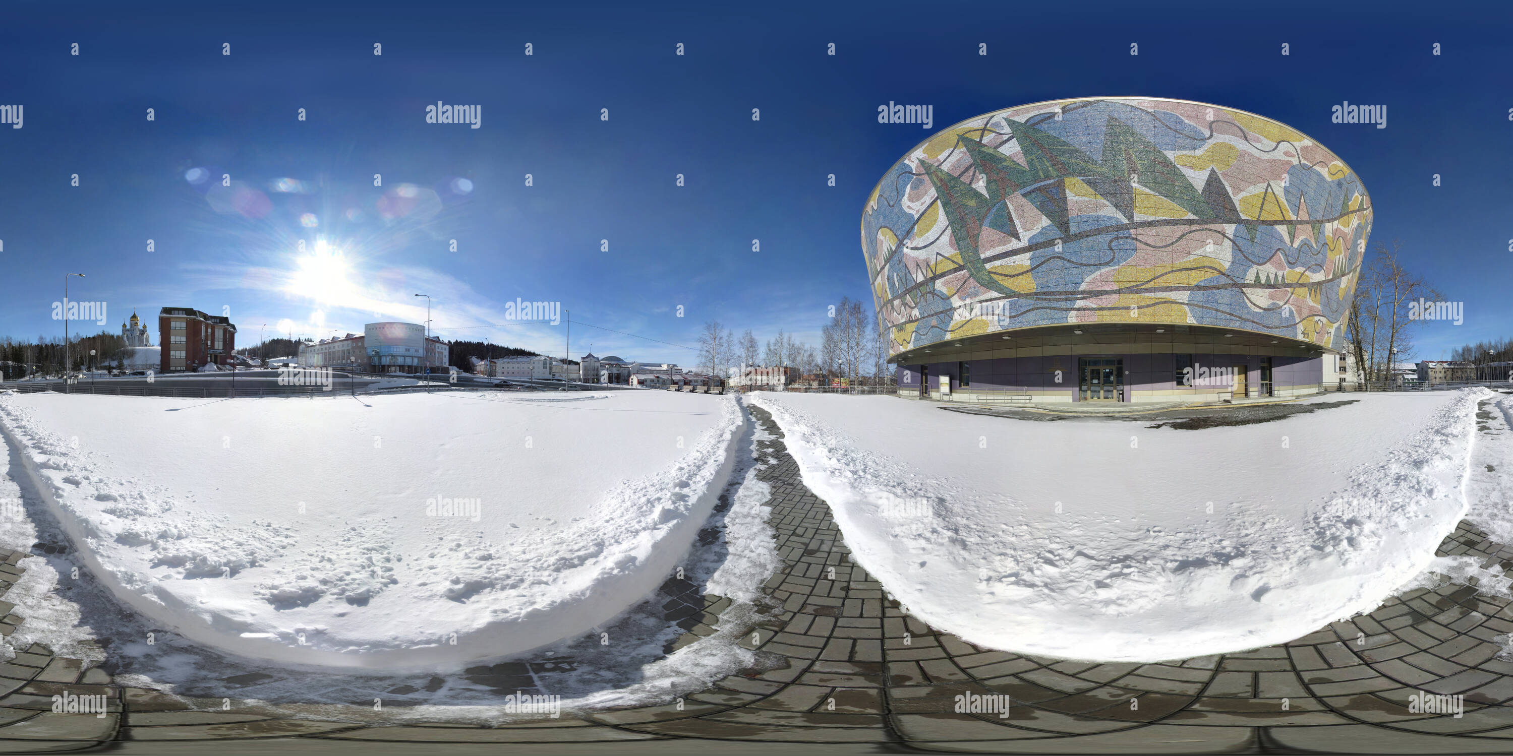 Visualizzazione panoramica a 360 gradi di Галерея Картинная