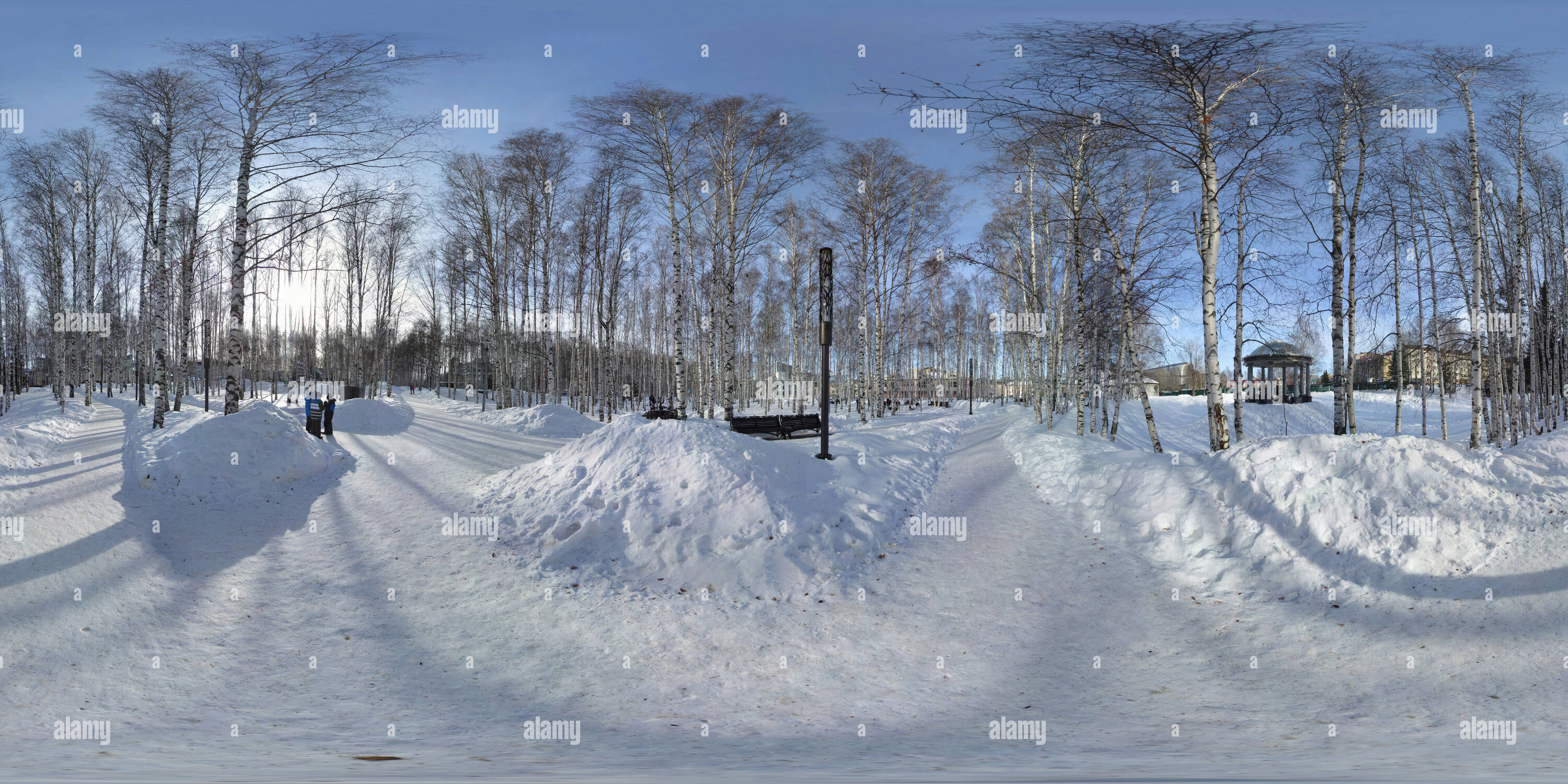 Visualizzazione panoramica a 360 gradi di Парк Лосева