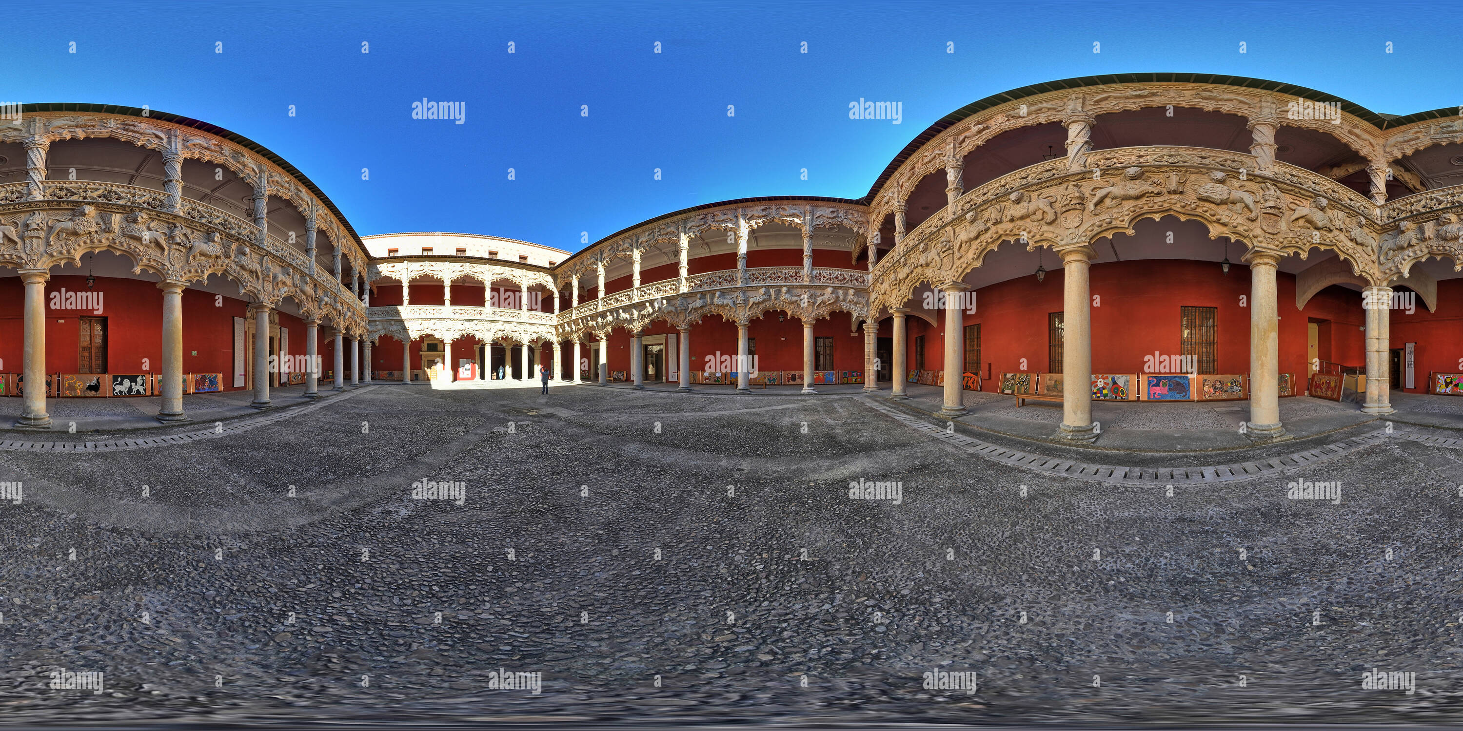 Visualizzazione panoramica a 360 gradi di Patio de Los Leones, Palacio del Infantado