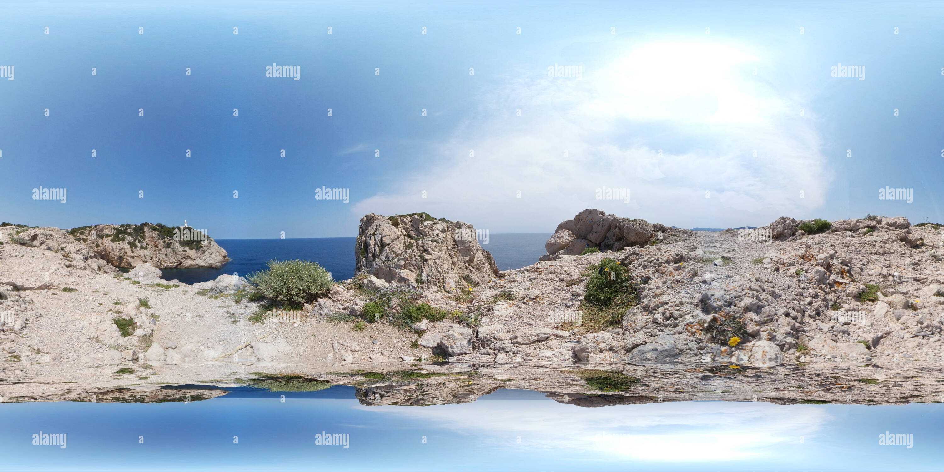Visualizzazione panoramica a 360 gradi di Faro di Cala Ratjada
