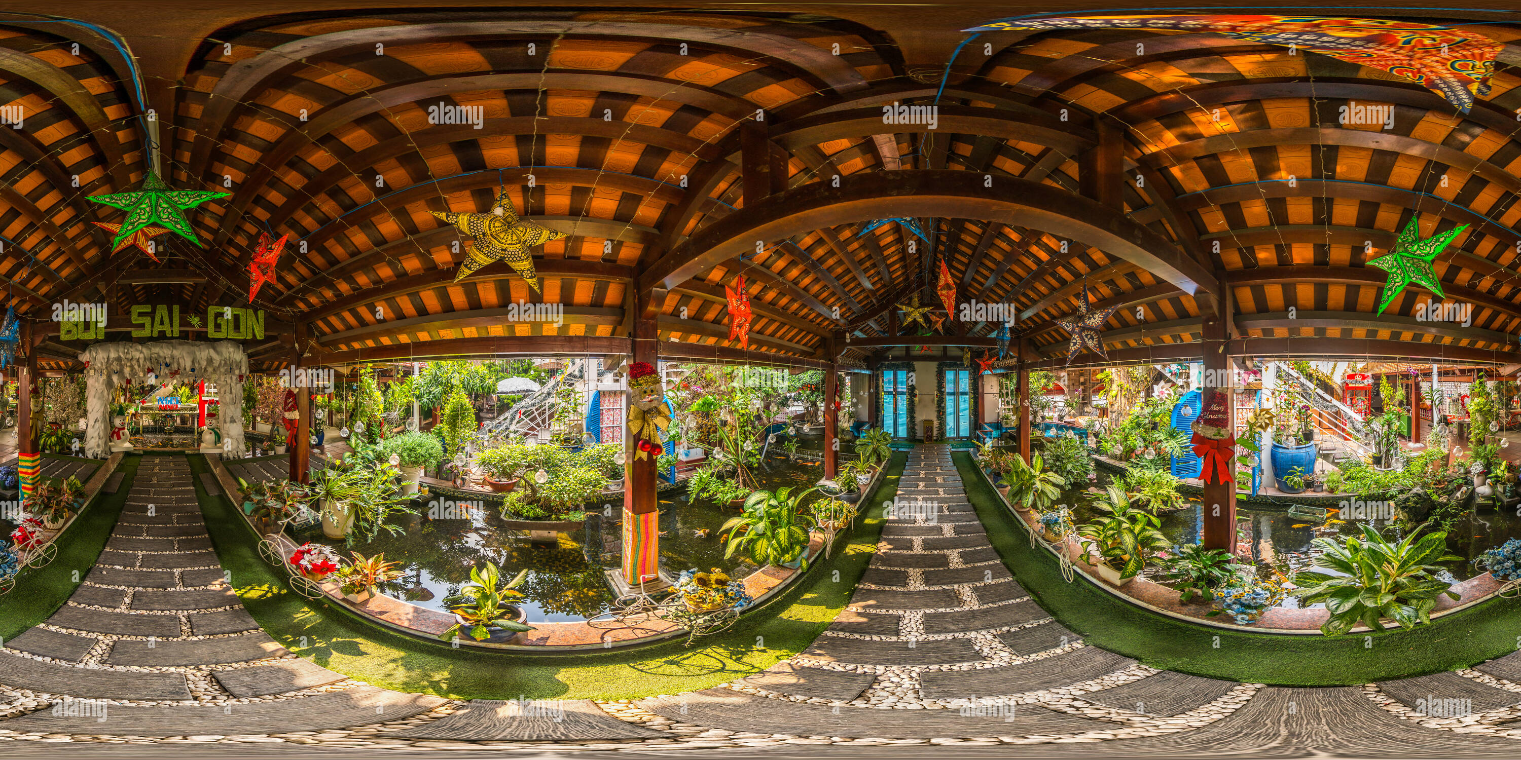 Visualizzazione panoramica a 360 gradi di BUI SAI GON Ristorante &AMP; Cafe, Ho Chi Minh, Vietnam