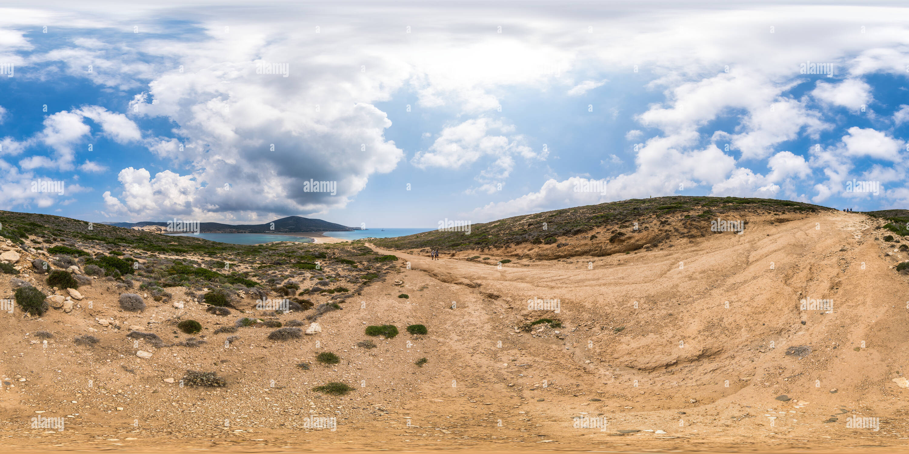 Visualizzazione panoramica a 360 gradi di Prasonisi, Rodi