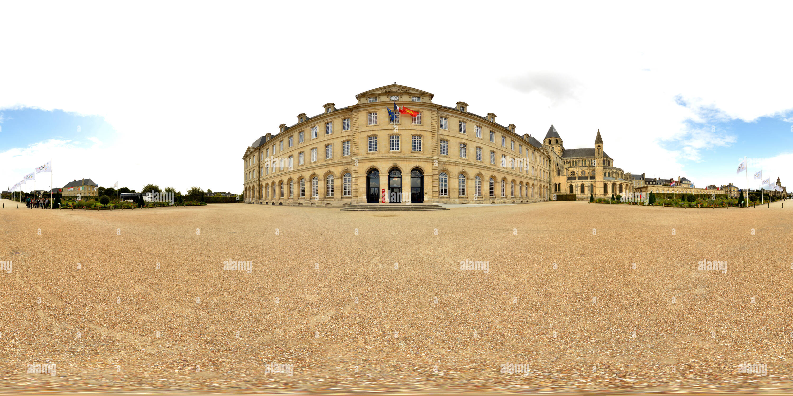 Visualizzazione panoramica a 360 gradi di Mairie de Caen - Calvados (14) p.