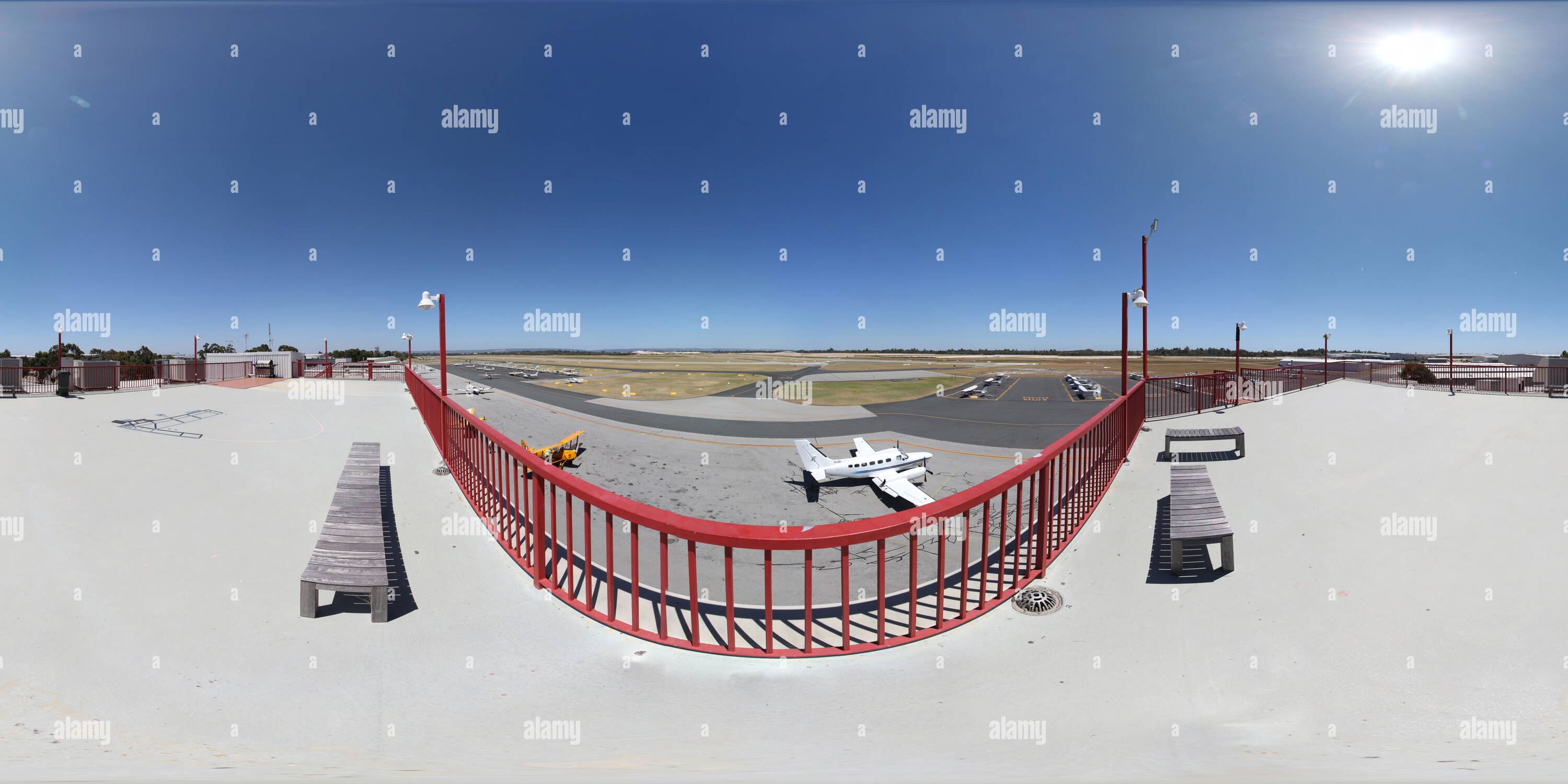 Visualizzazione panoramica a 360 gradi di Aeroporto Jandakot Observation Deck adottate il 7 Gen 2018