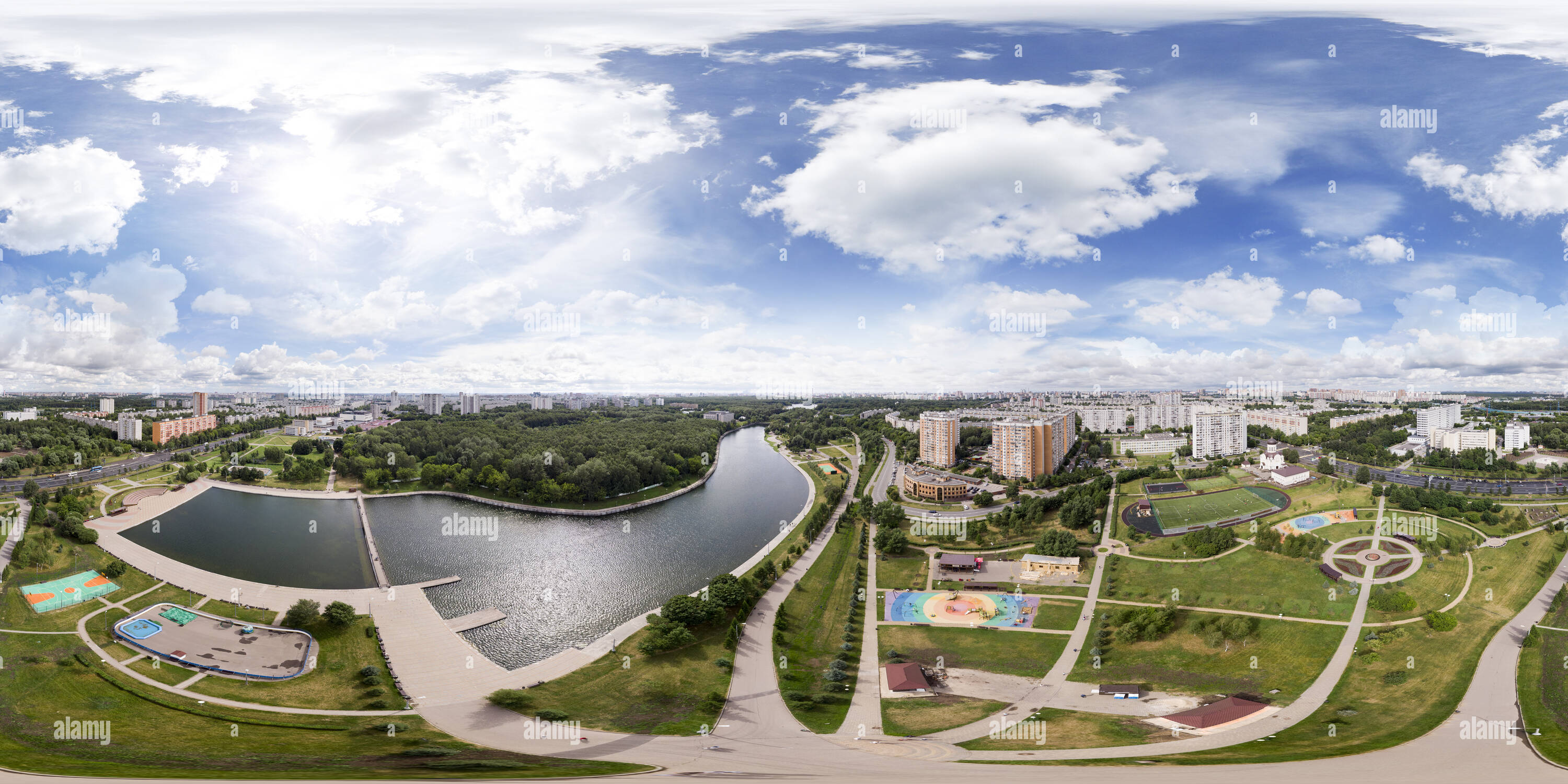 Visualizzazione panoramica a 360 gradi di Mosca, Veshnyaki