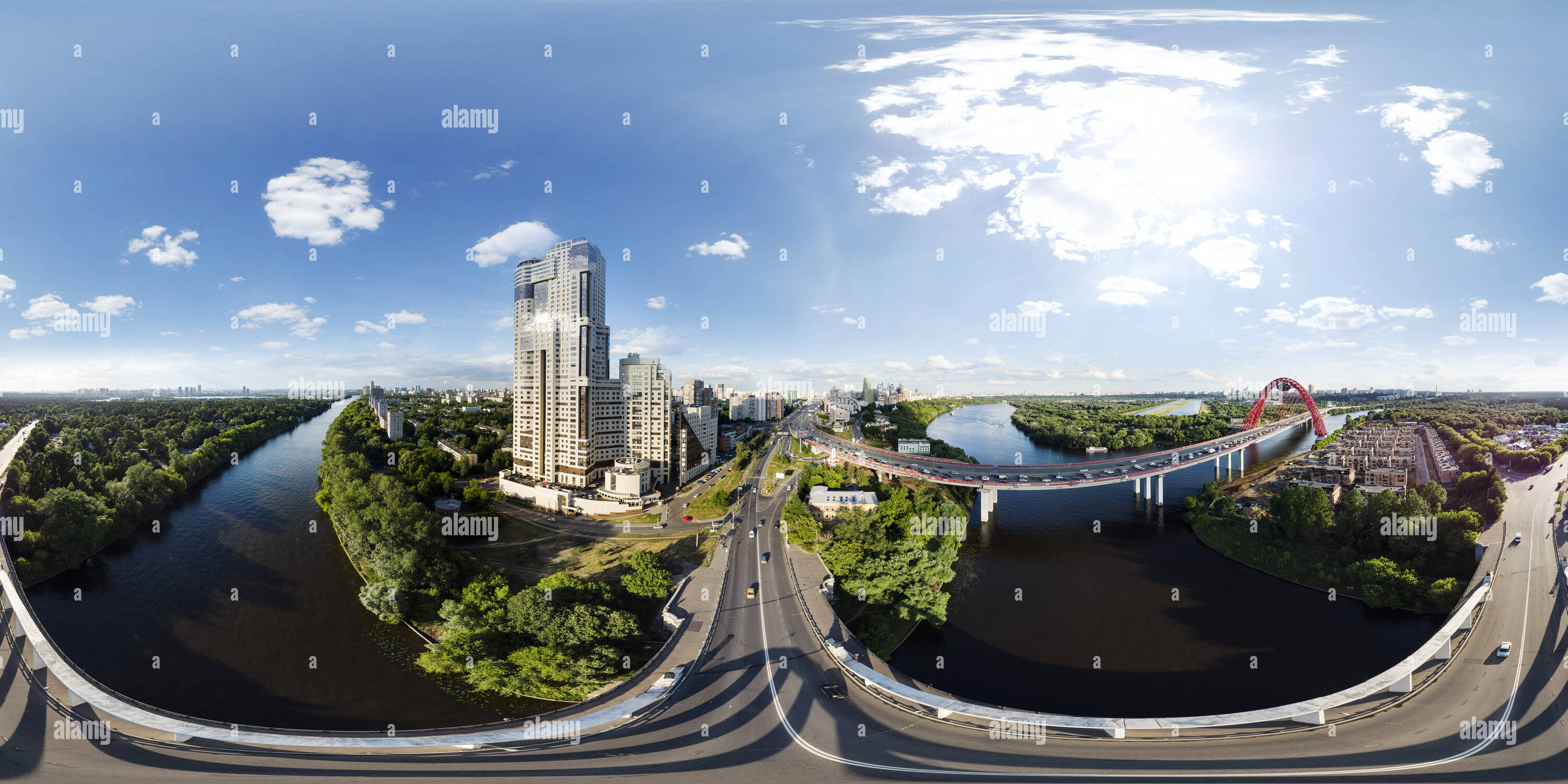 Visualizzazione panoramica a 360 gradi di Complesso residenziale 'continentale'