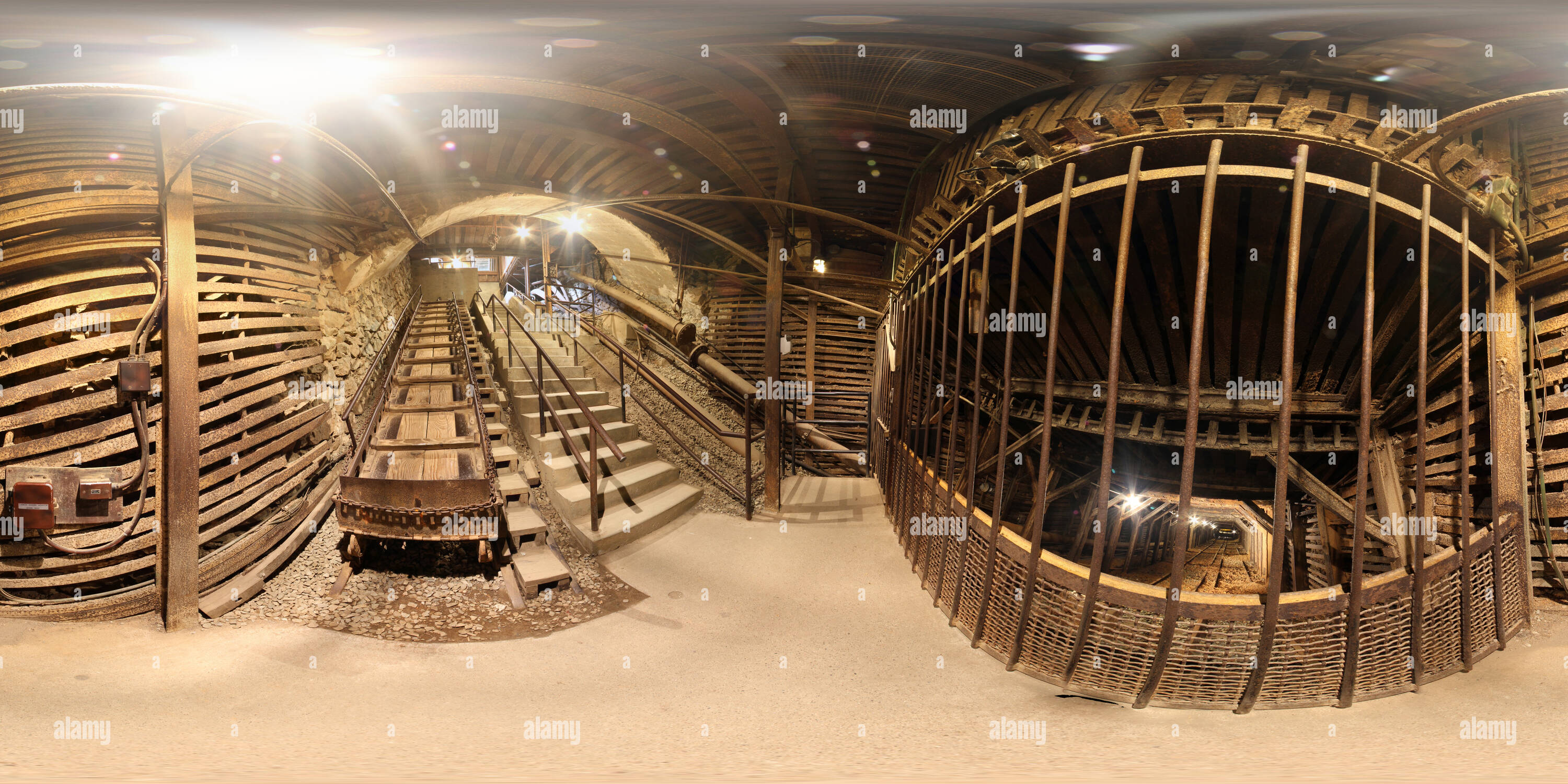 Visualizzazione panoramica a 360 gradi di Pozzo a Empire Mine