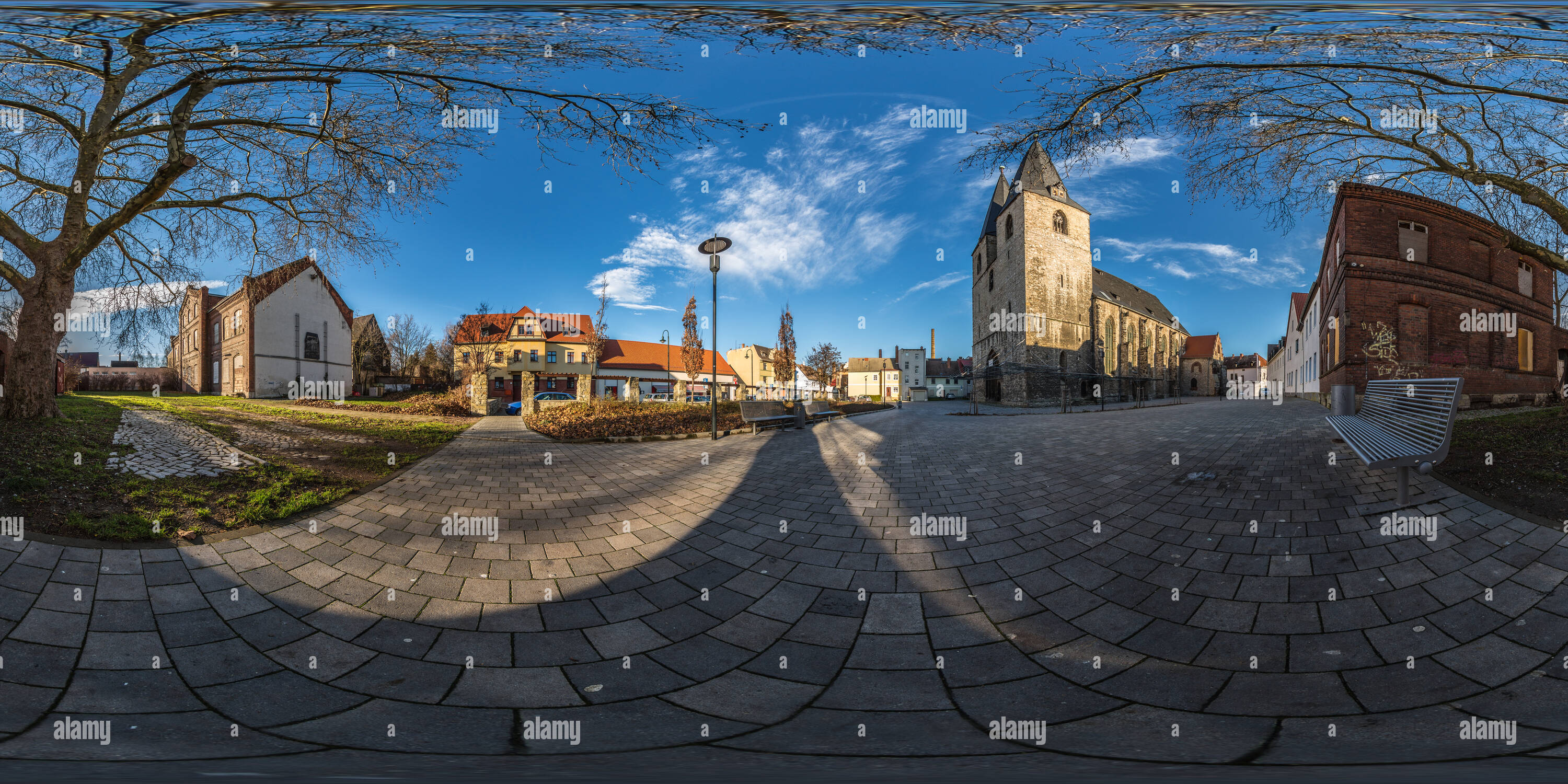 Visualizzazione panoramica a 360 gradi di San Stephani in Calbe (Saale)