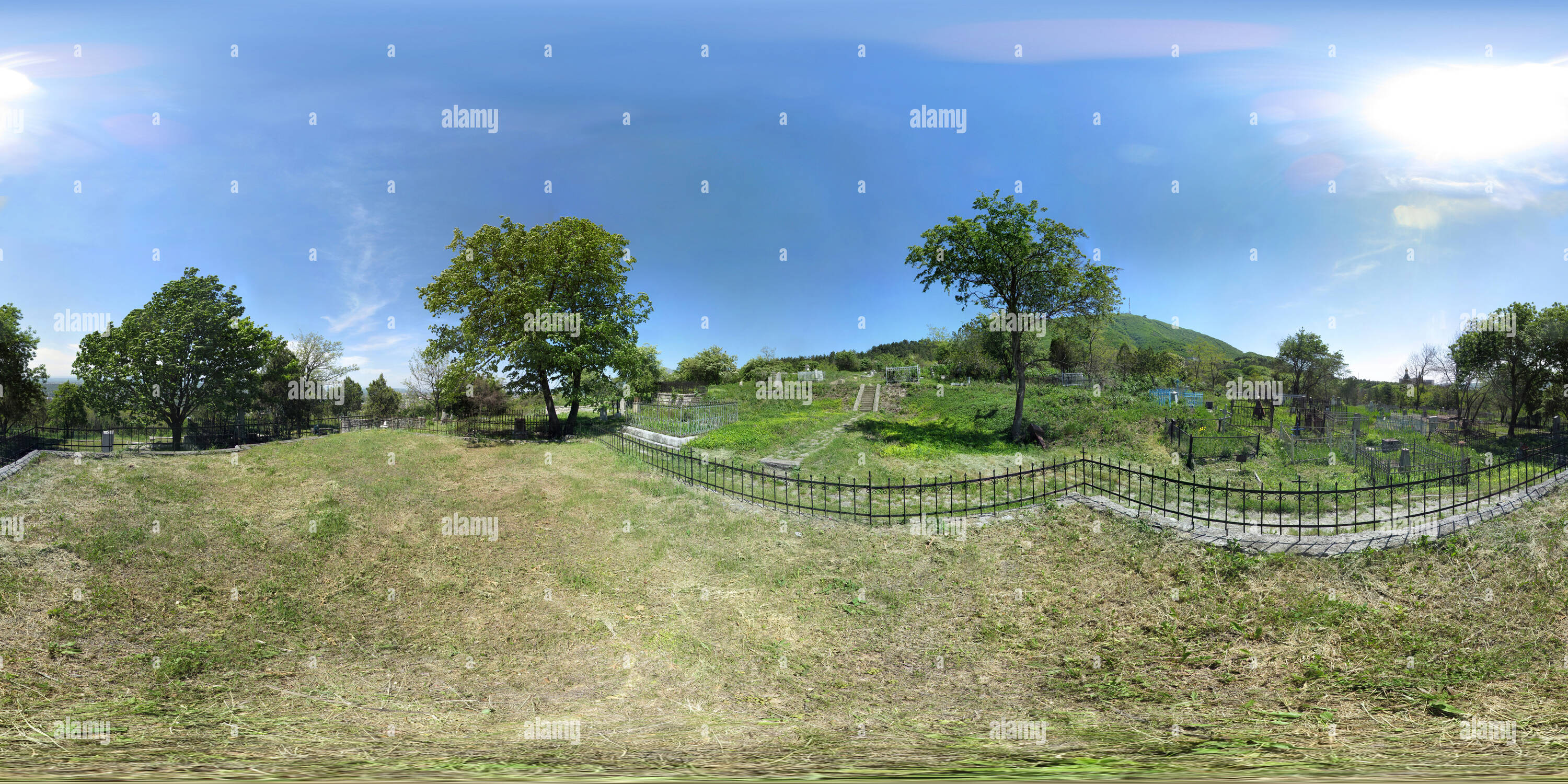 Visualizzazione panoramica a 360 gradi di Memorial Cemetery in Pyatigorsk