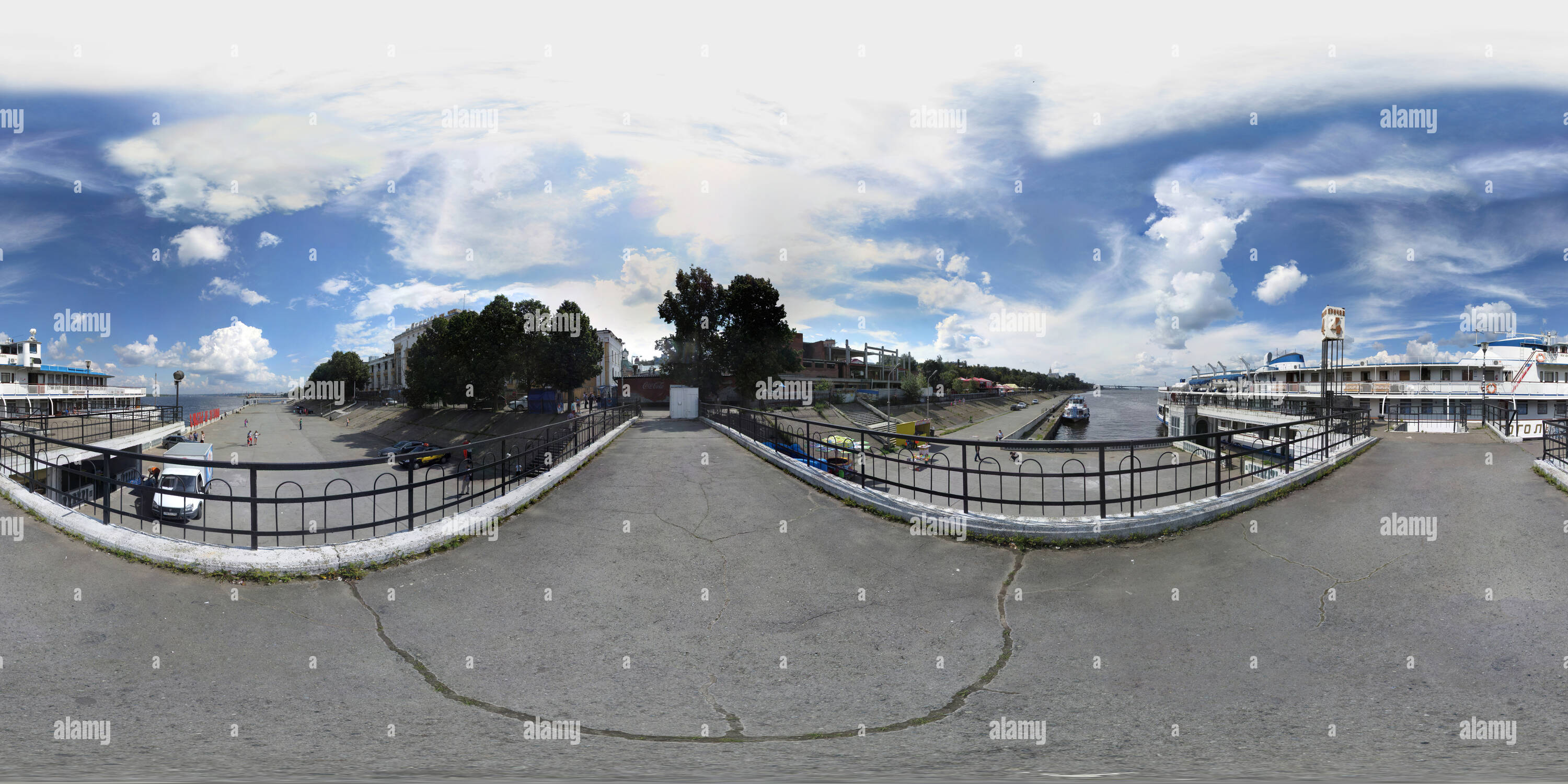 Visualizzazione panoramica a 360 gradi di Pier a Perm