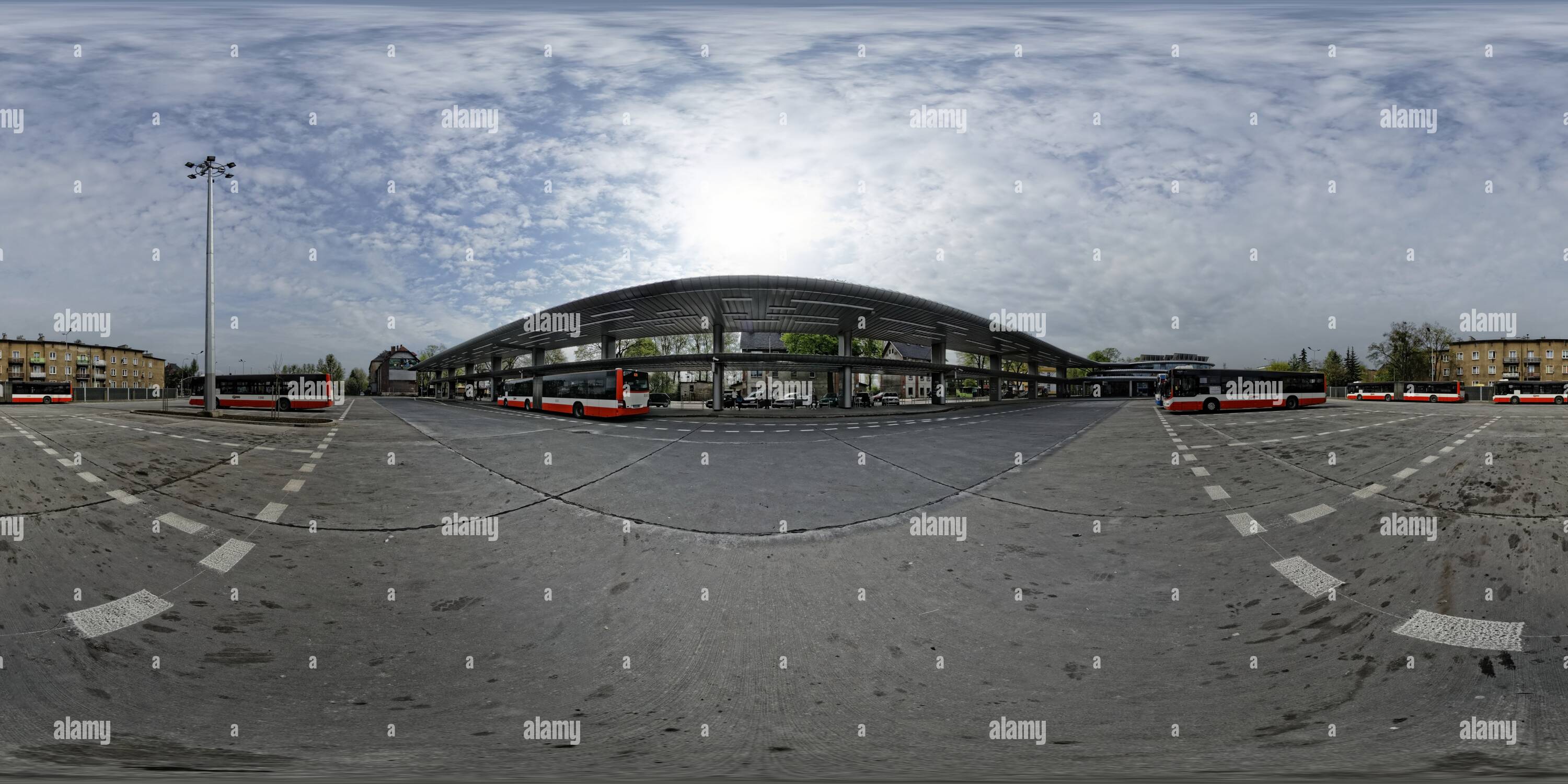 Visualizzazione panoramica a 360 gradi di Tarnowskie Góry Stazione Bus (130)