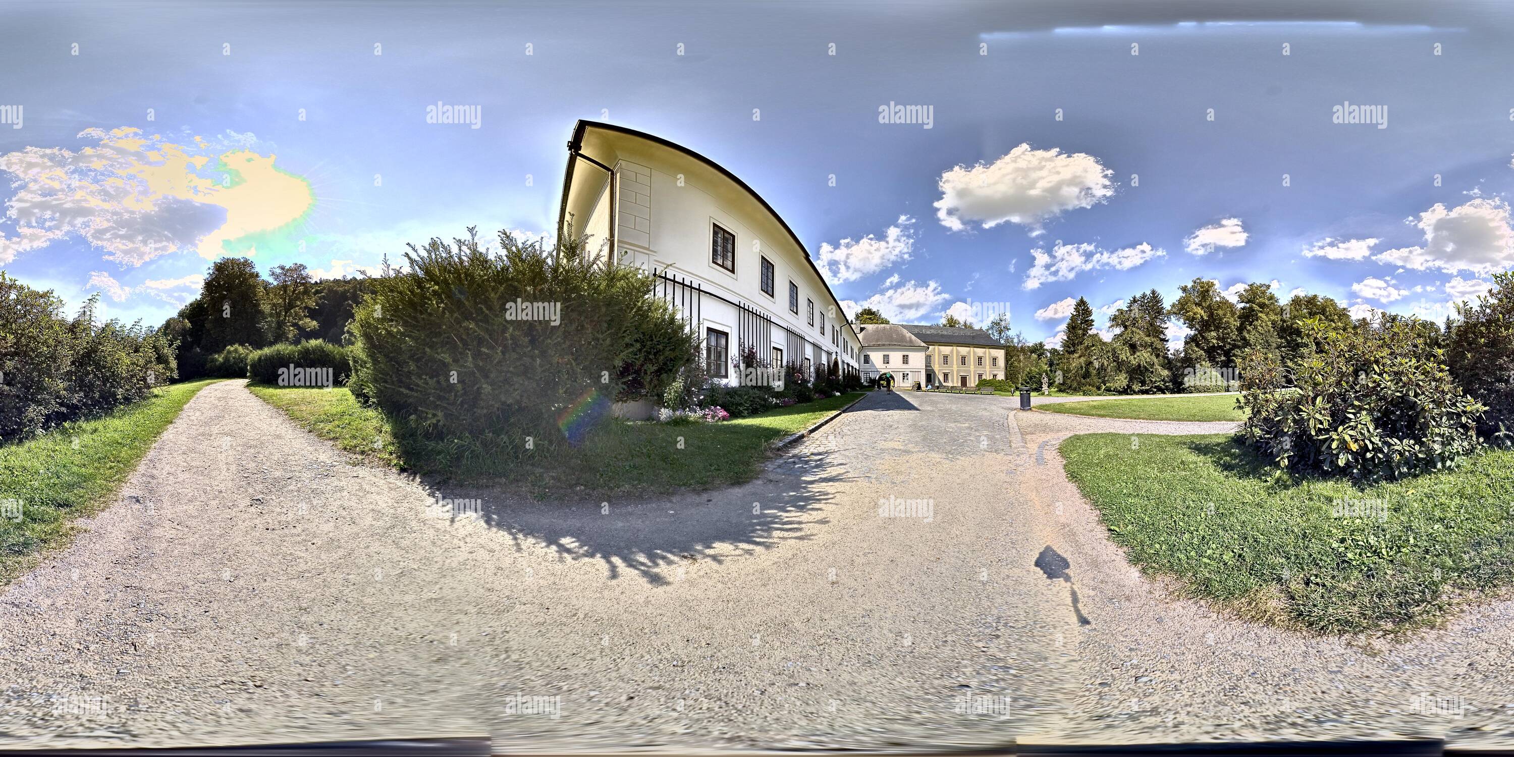 Visualizzazione panoramica a 360 gradi di Zamek Velke Losiny L