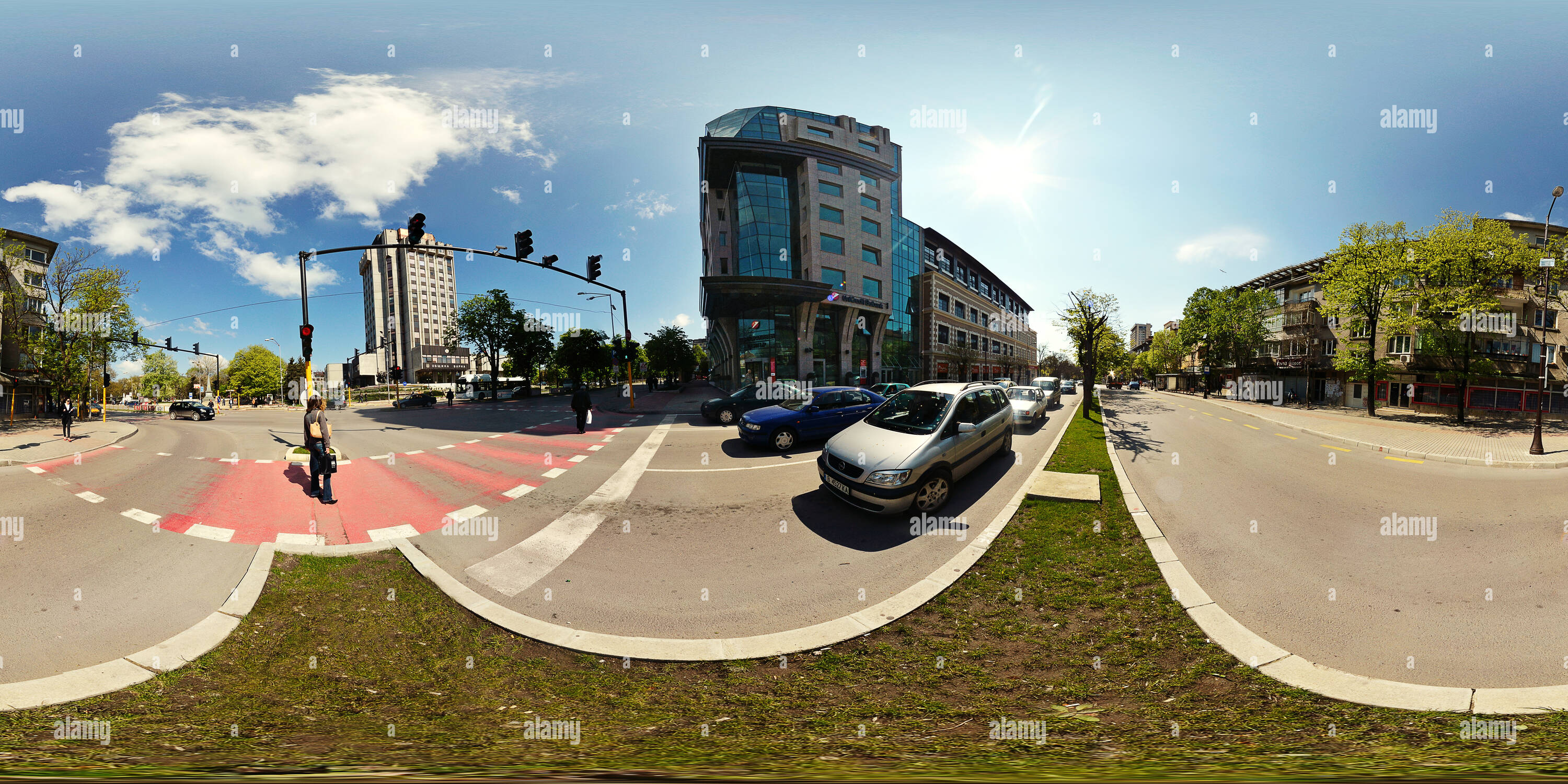 Visualizzazione panoramica a 360 gradi di Comfort Centro Business