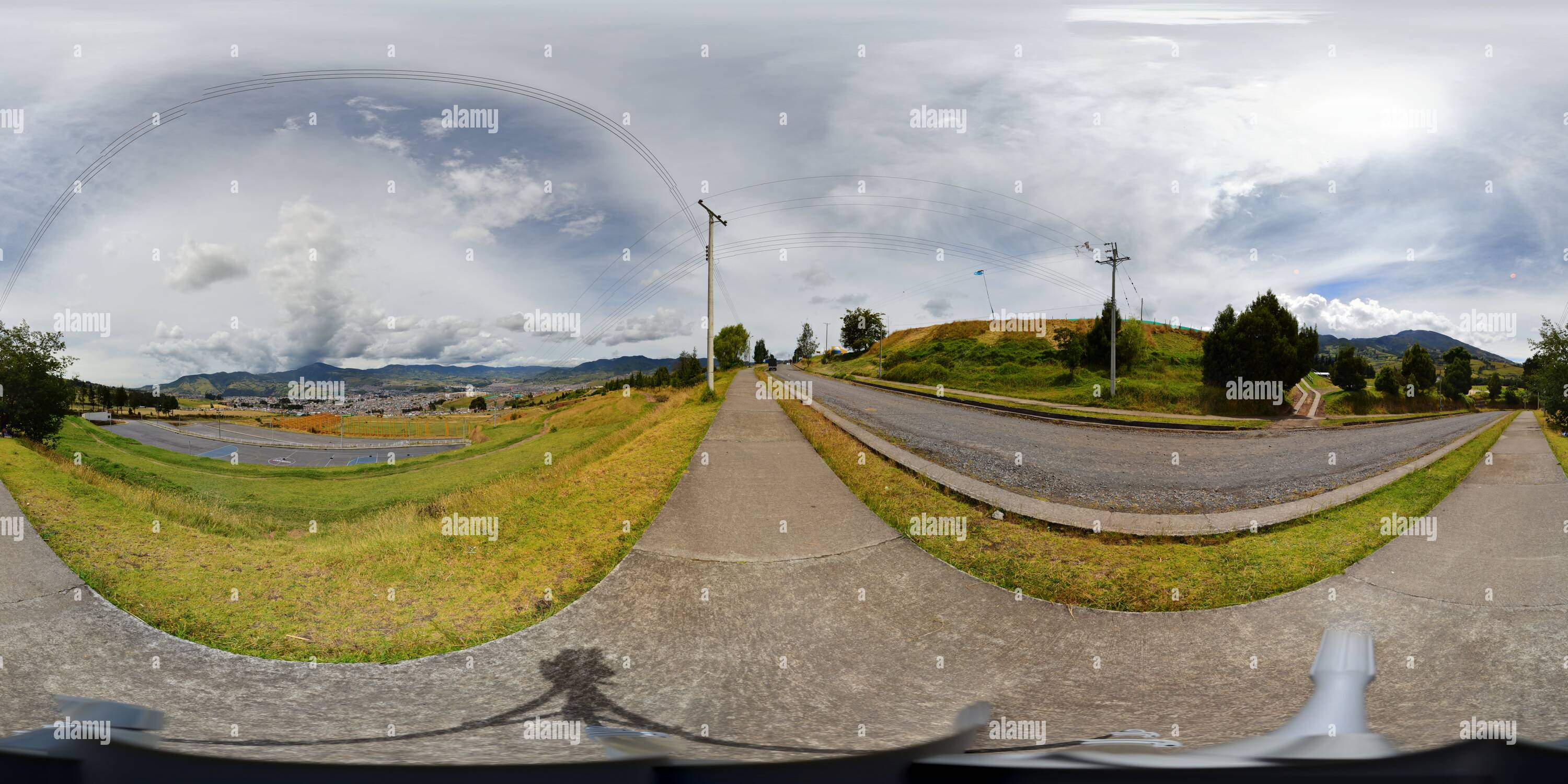 Visualizzazione panoramica a 360 gradi di Complejo Deportivo La Pastusidad - Pasto - Volcán Galeras